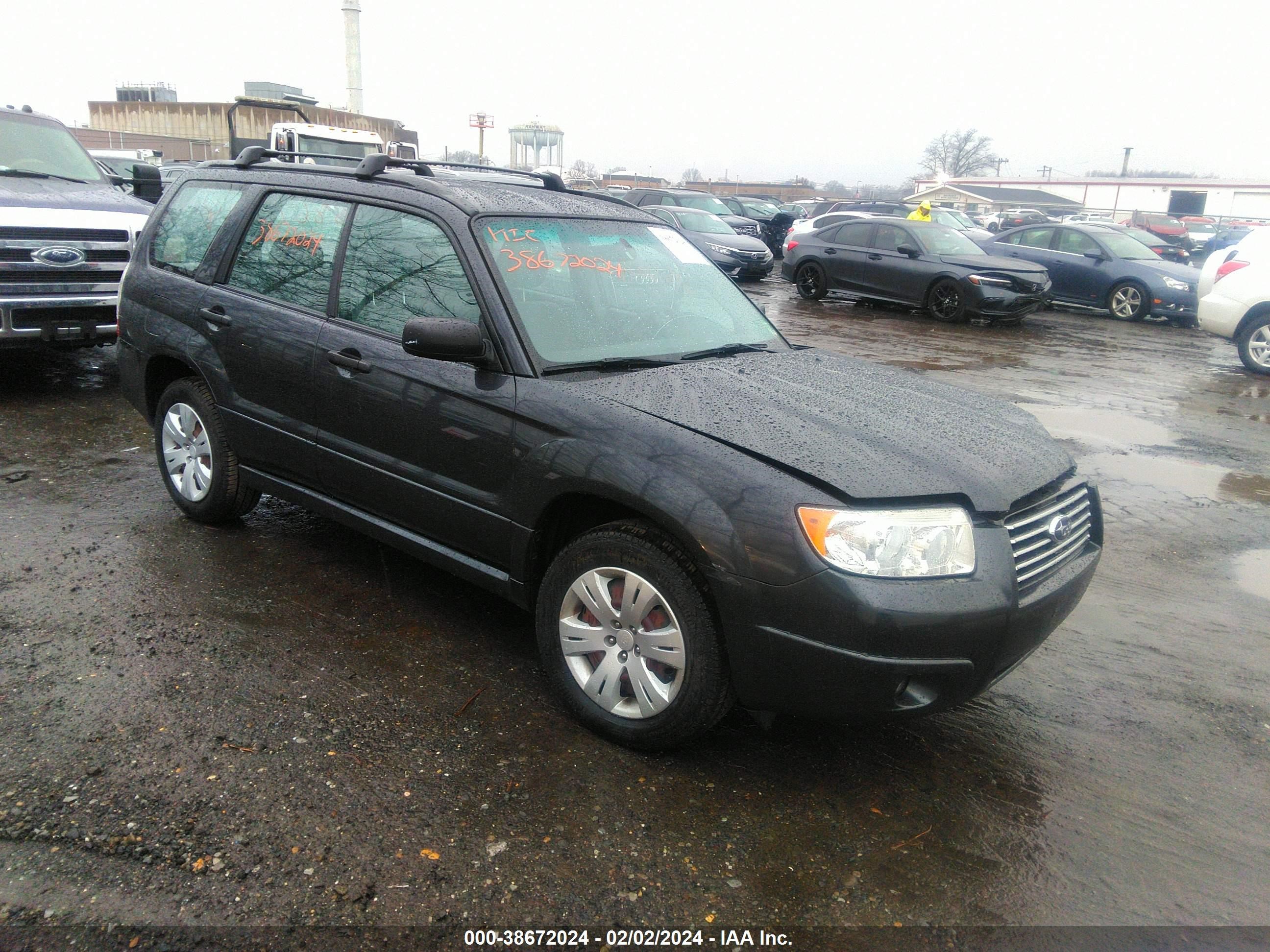 SUBARU FORESTER 2008 jf1sg63608h704077