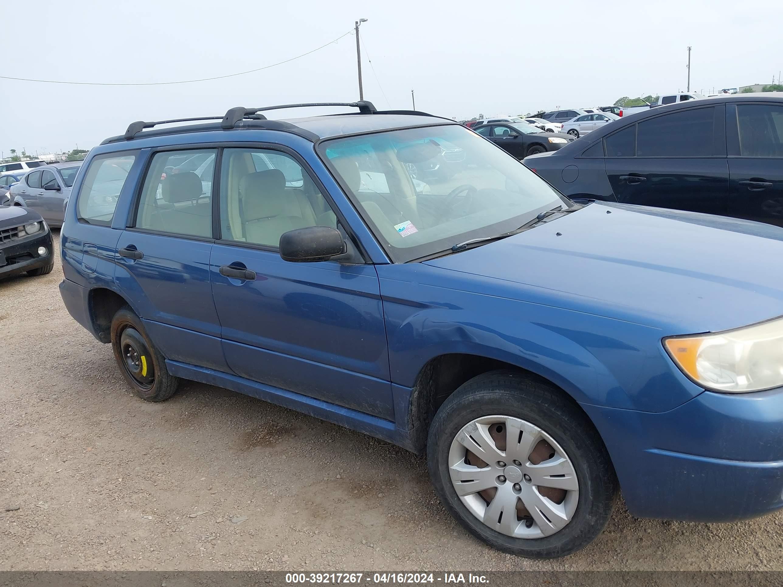 SUBARU FORESTER 2008 jf1sg63618h707795