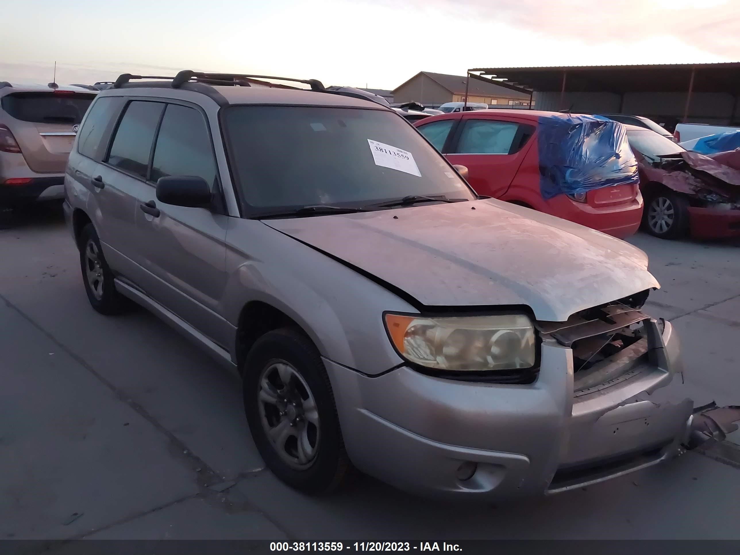 SUBARU FORESTER 2006 jf1sg63626h716650