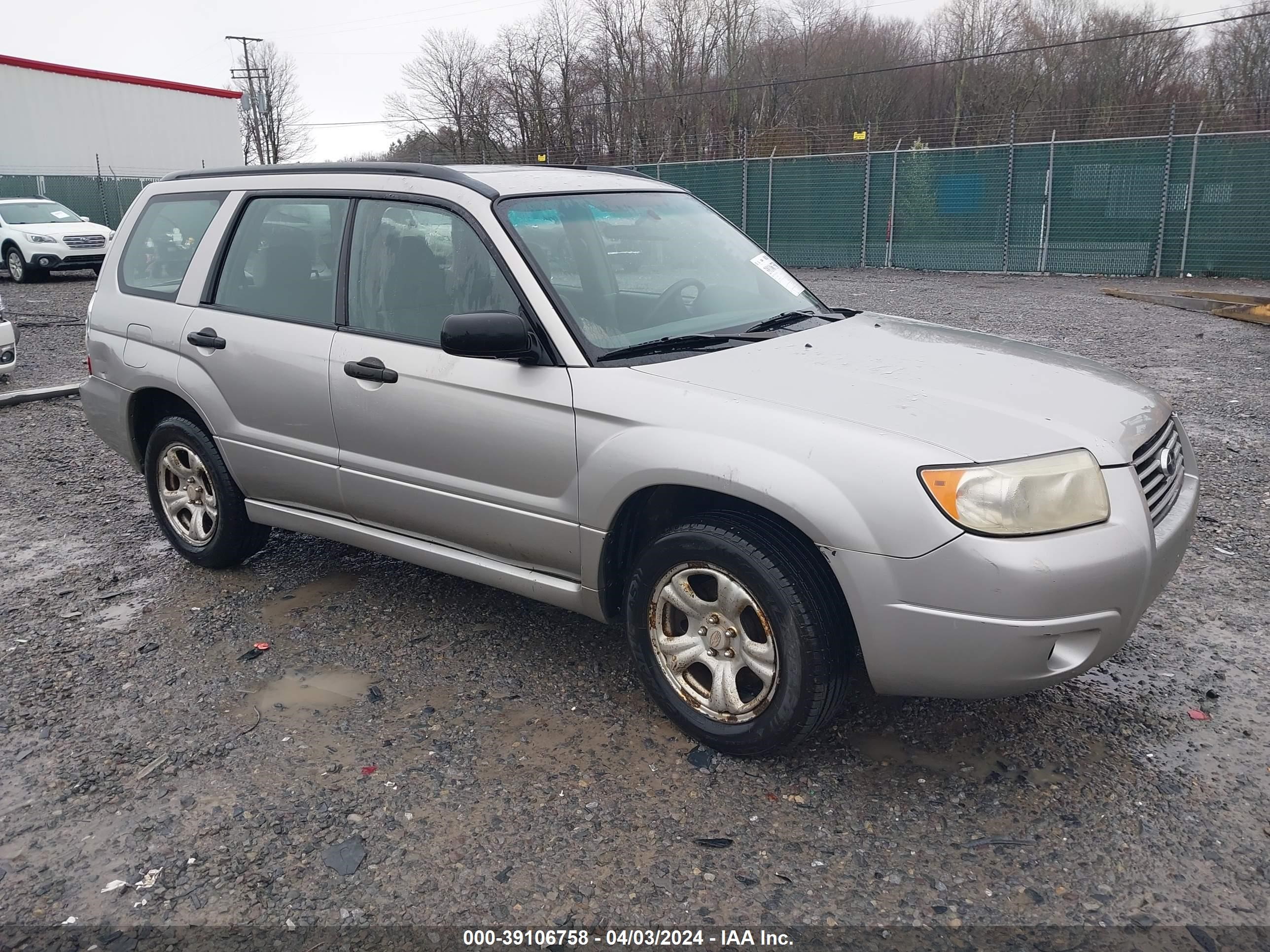 SUBARU FORESTER 2006 jf1sg63626h758266