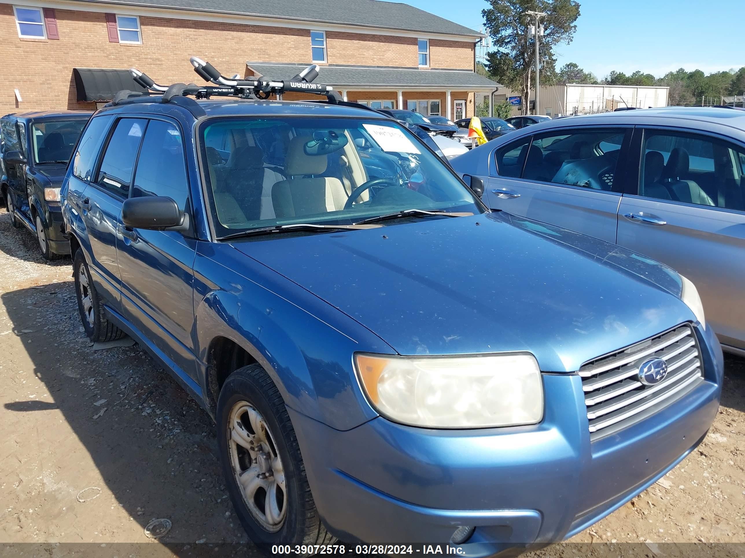 SUBARU FORESTER 2007 jf1sg63637h737041