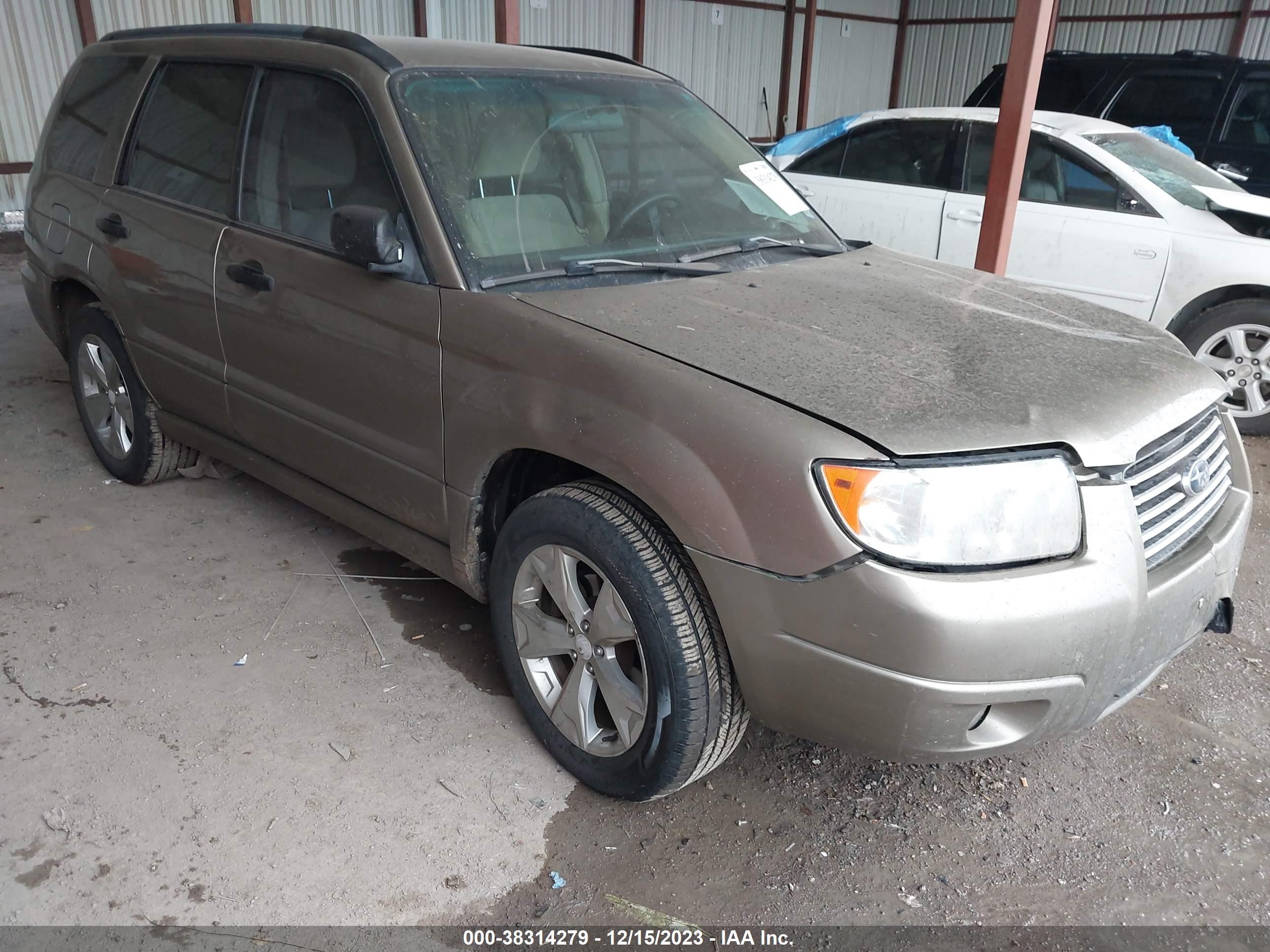 SUBARU FORESTER 2008 jf1sg63638h712268