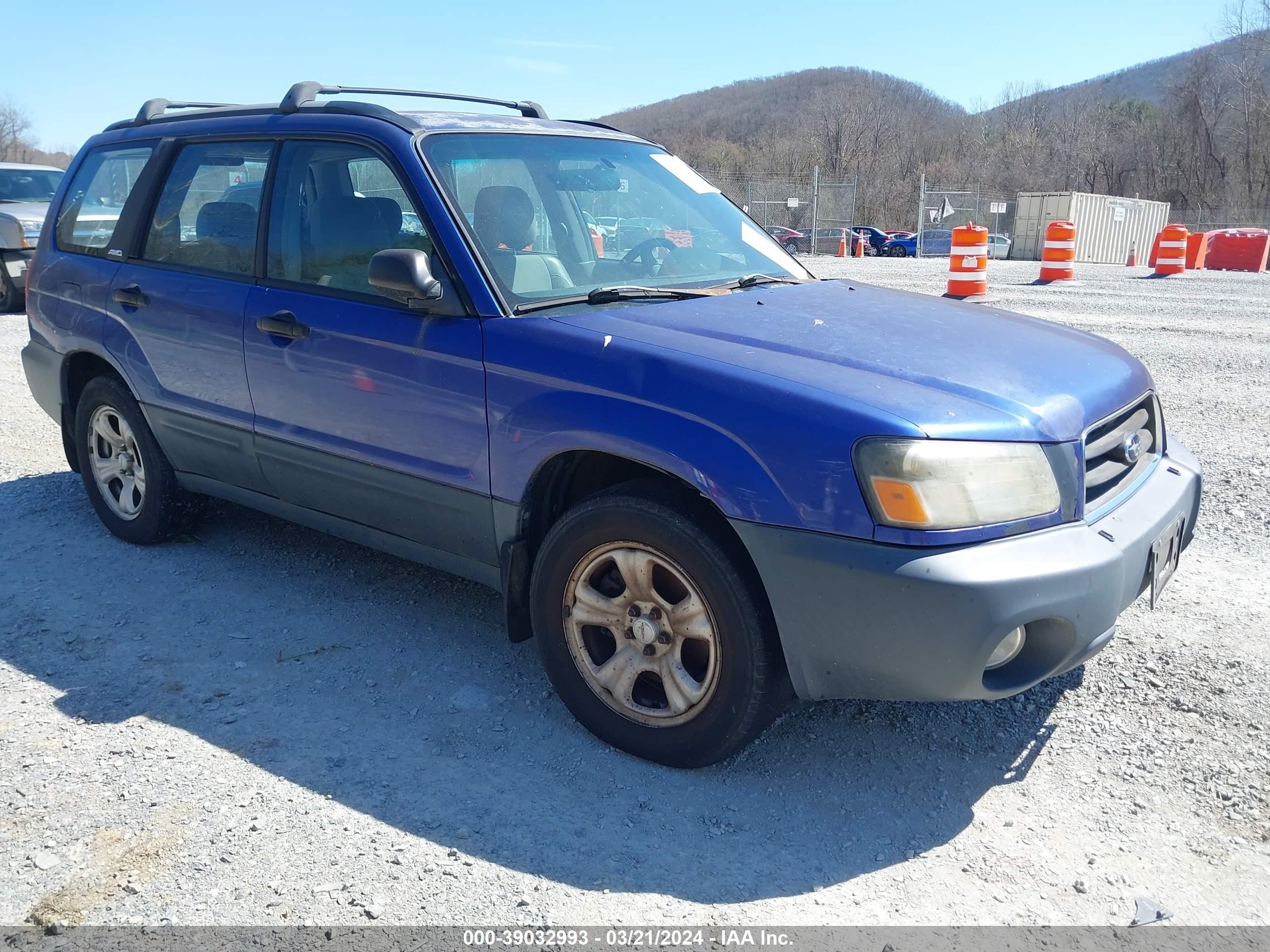 SUBARU FORESTER 2003 jf1sg63643h732358