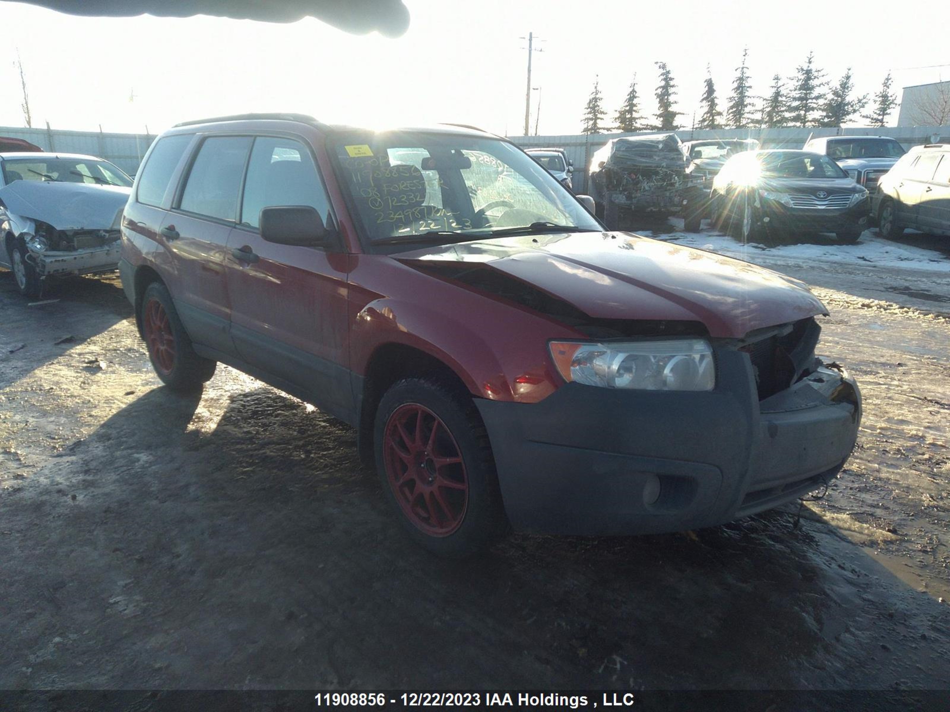 SUBARU FORESTER 2008 jf1sg63648h723327