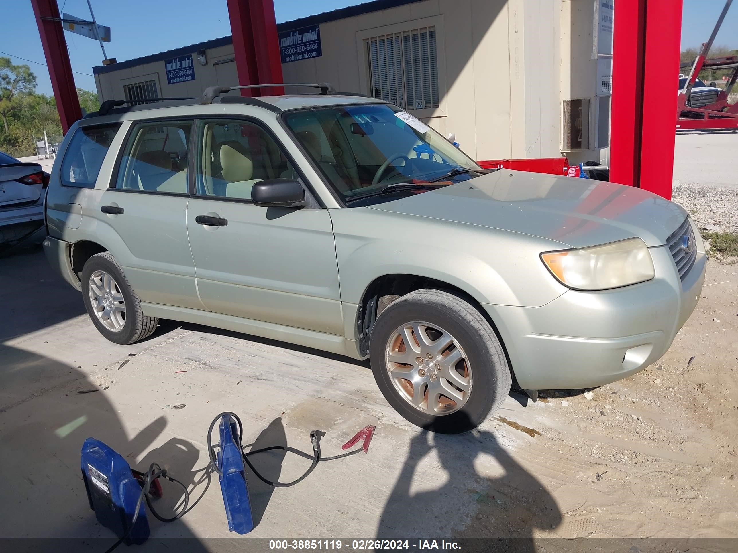 SUBARU FORESTER 2007 jf1sg63657h725540