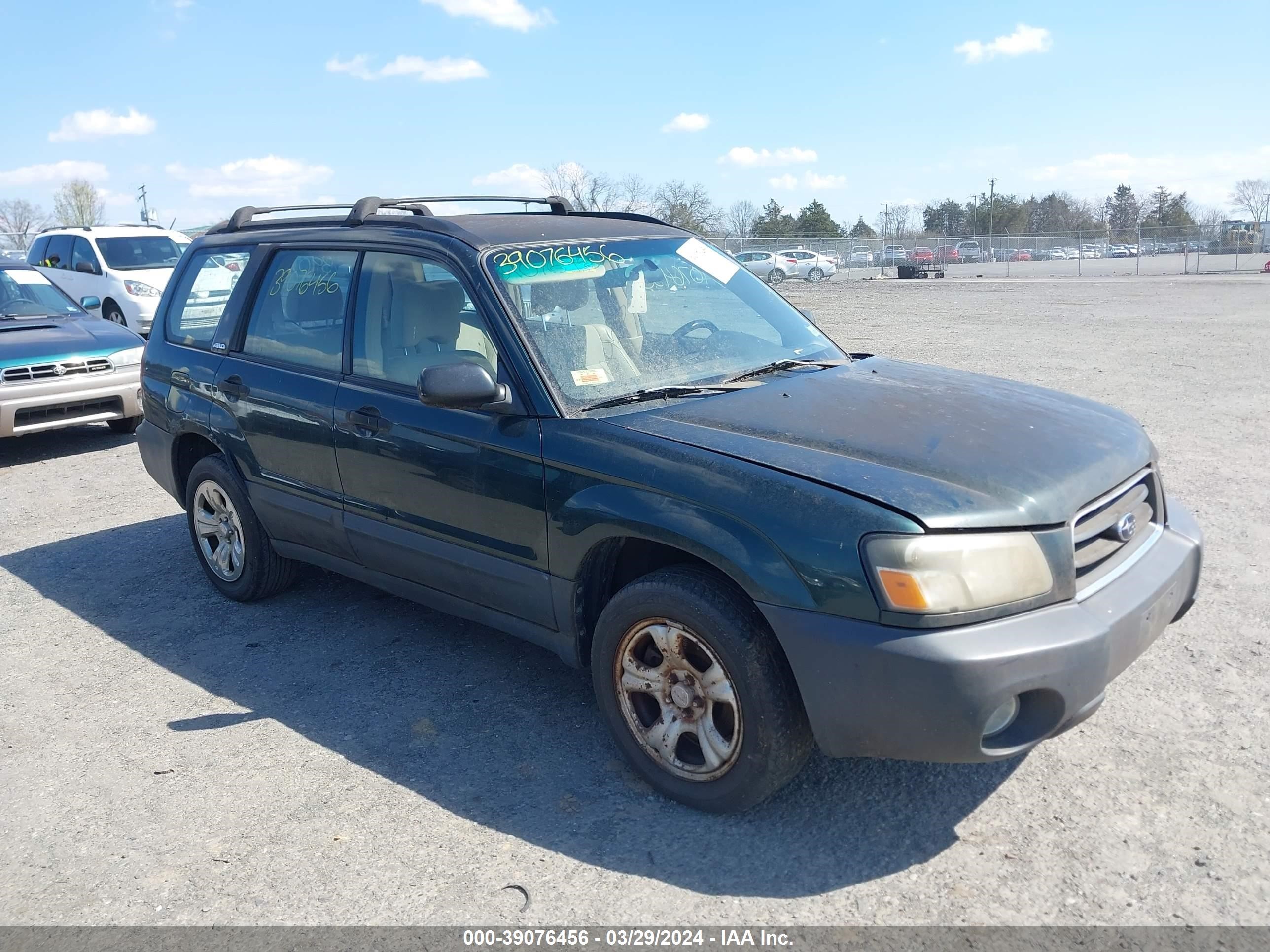 SUBARU FORESTER 2003 jf1sg63663h749890