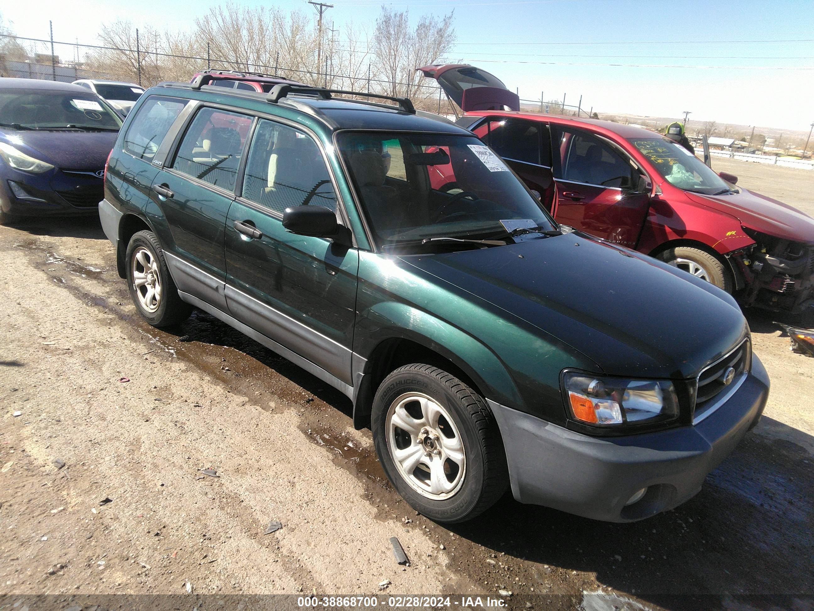 SUBARU FORESTER 2004 jf1sg63664h713568