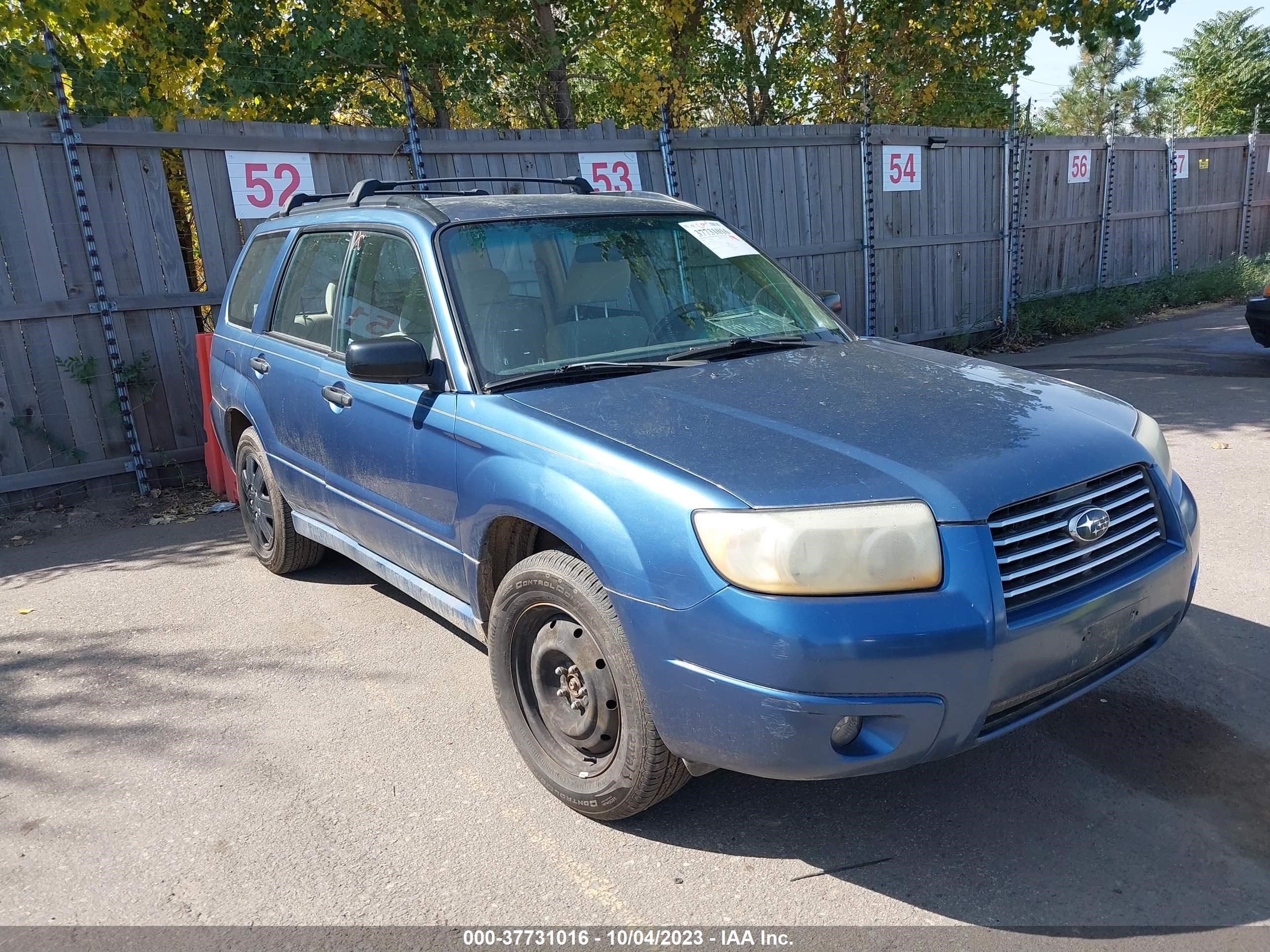 SUBARU FORESTER 2008 jf1sg63668h710482