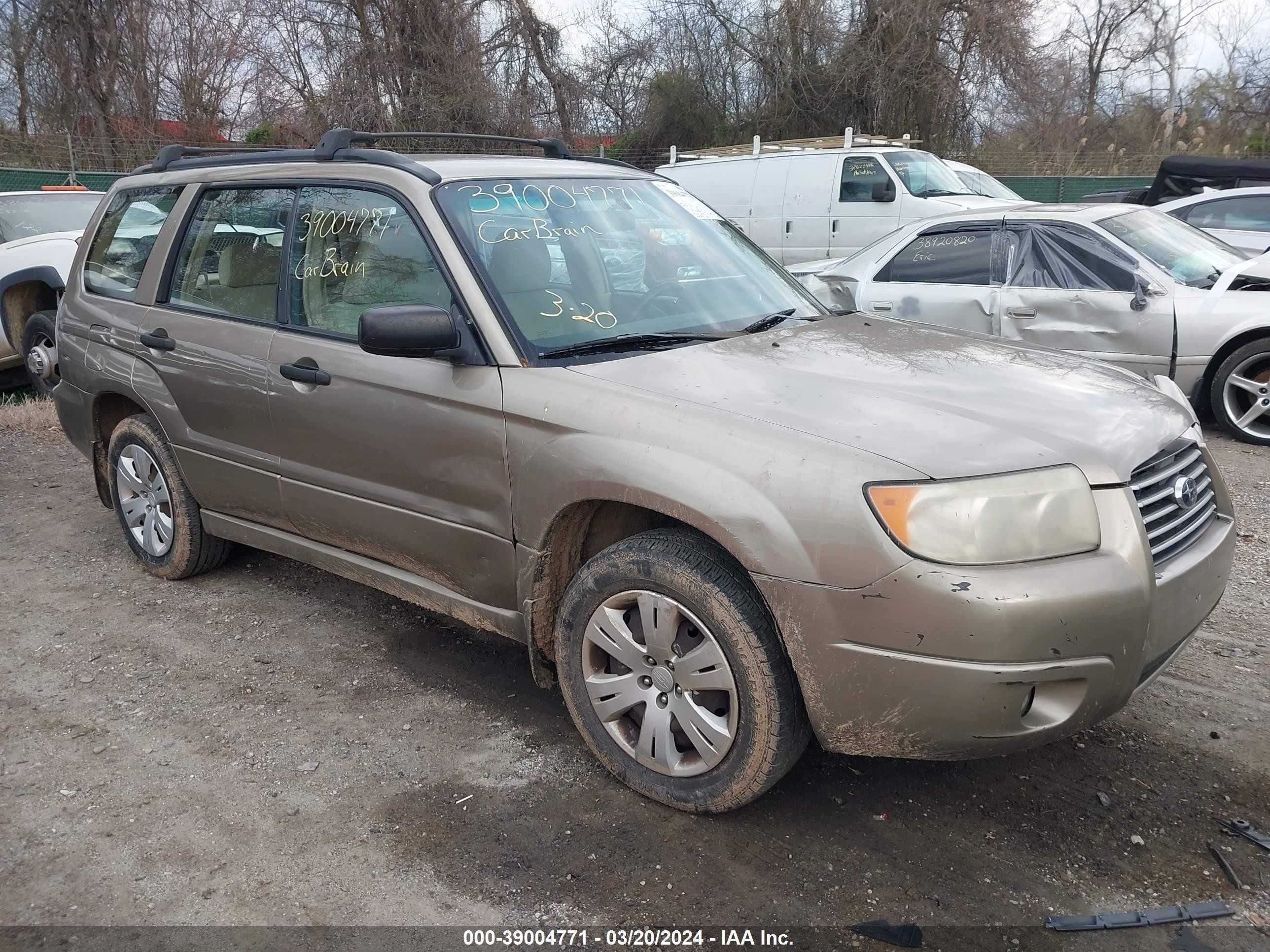 SUBARU FORESTER 2008 jf1sg63668h716315