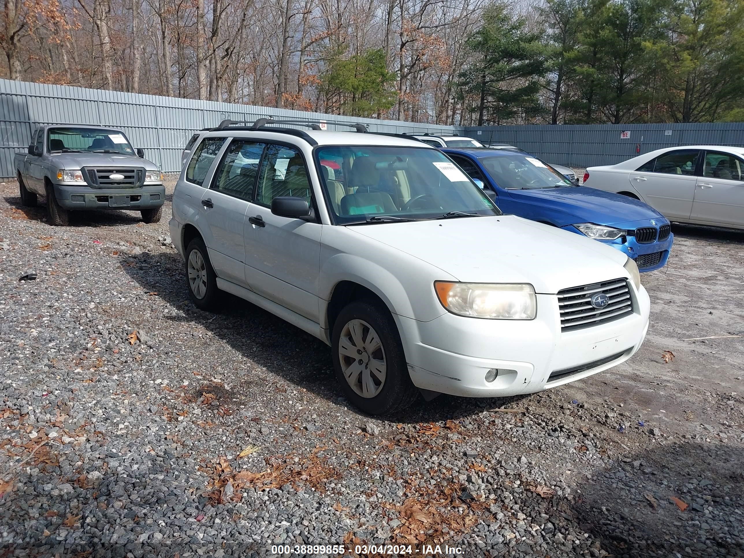 SUBARU FORESTER 2008 jf1sg63668h719859