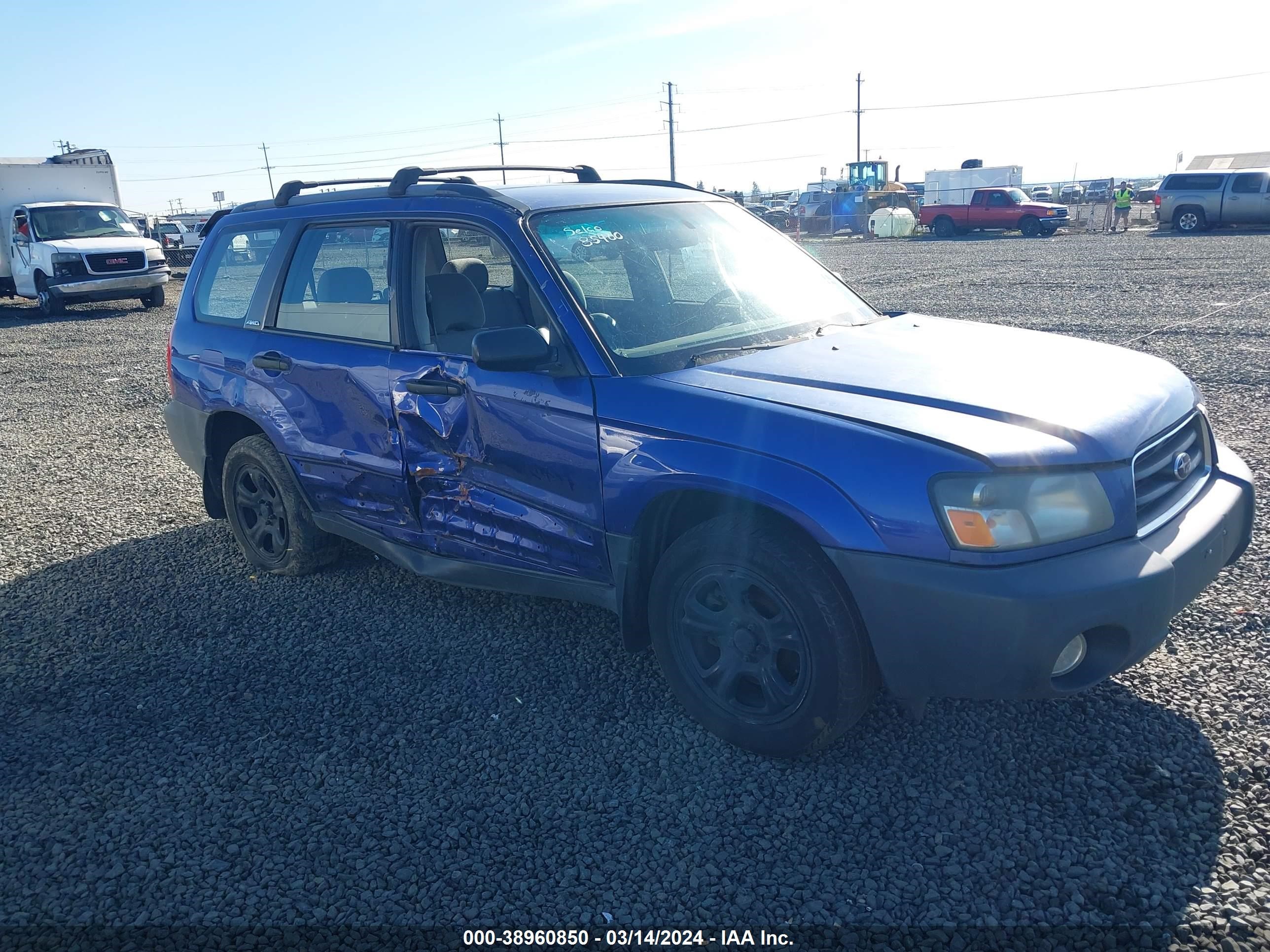 SUBARU FORESTER 2003 jf1sg63673h719409