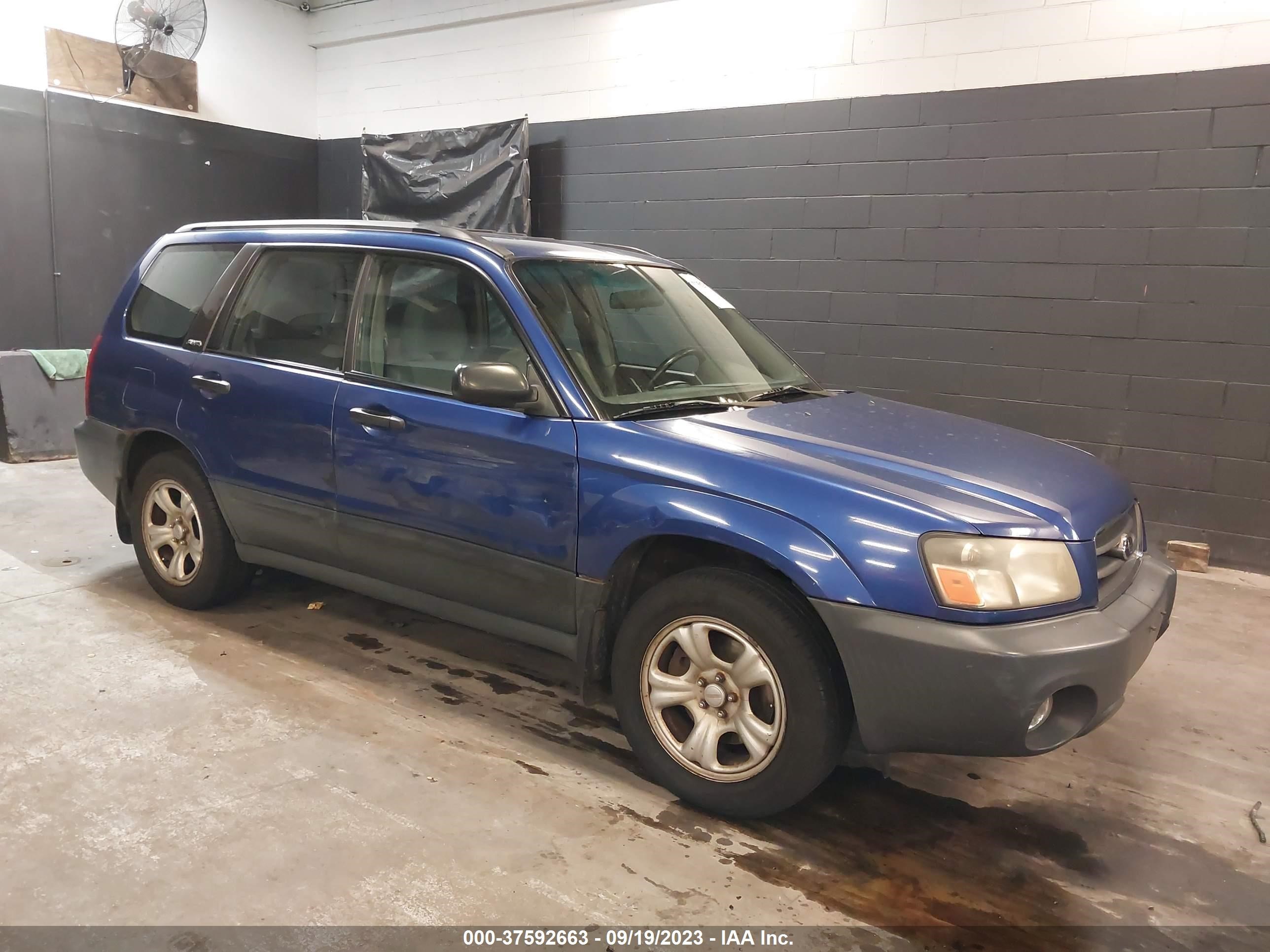 SUBARU FORESTER 2003 jf1sg63673h729602