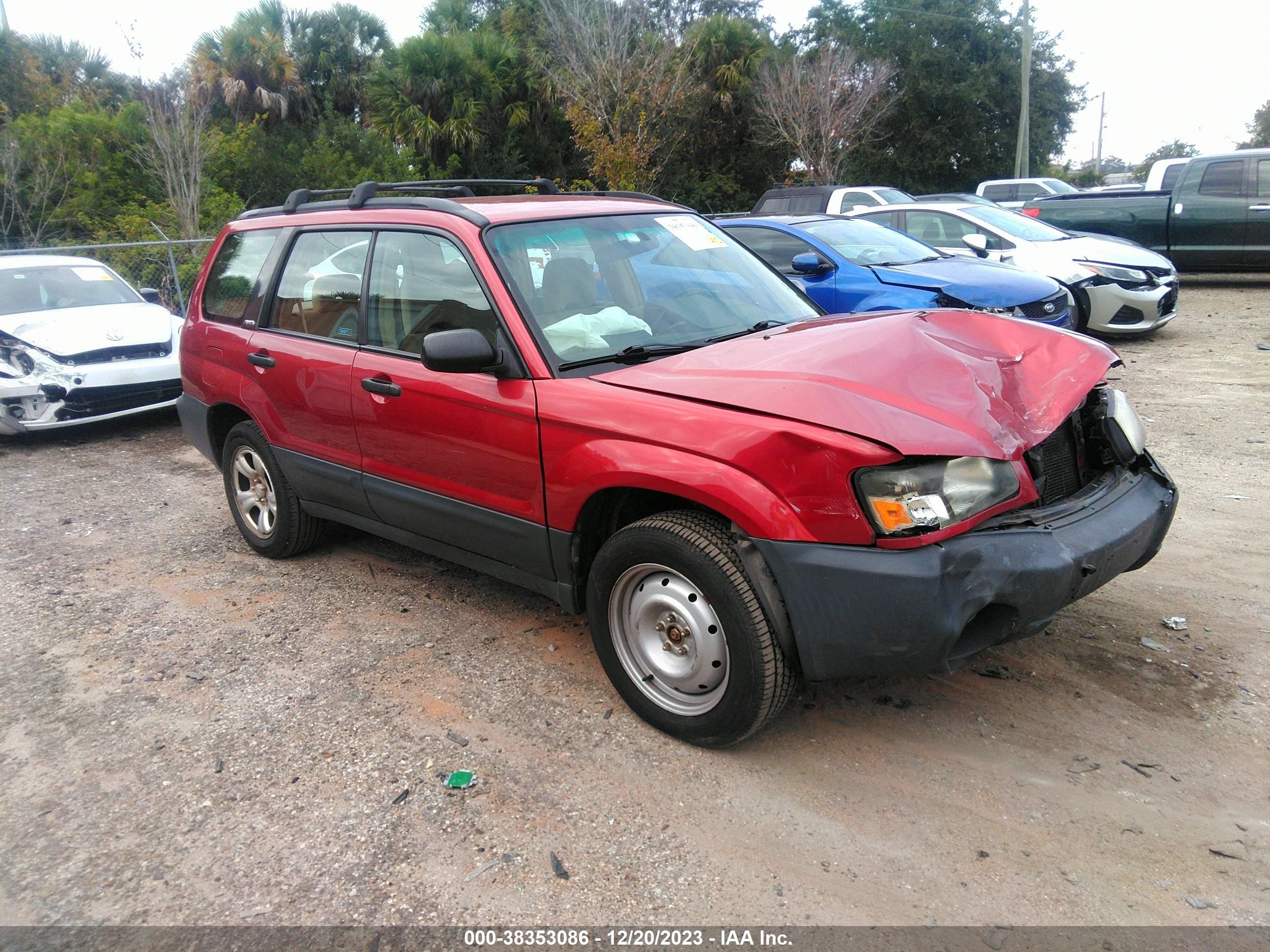 SUBARU FORESTER 2003 jf1sg63673h743936