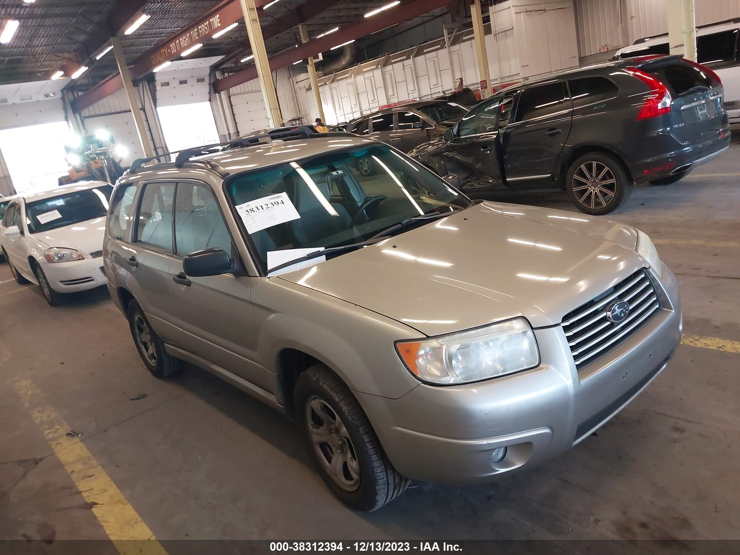 SUBARU FORESTER 2007 jf1sg63687h701328