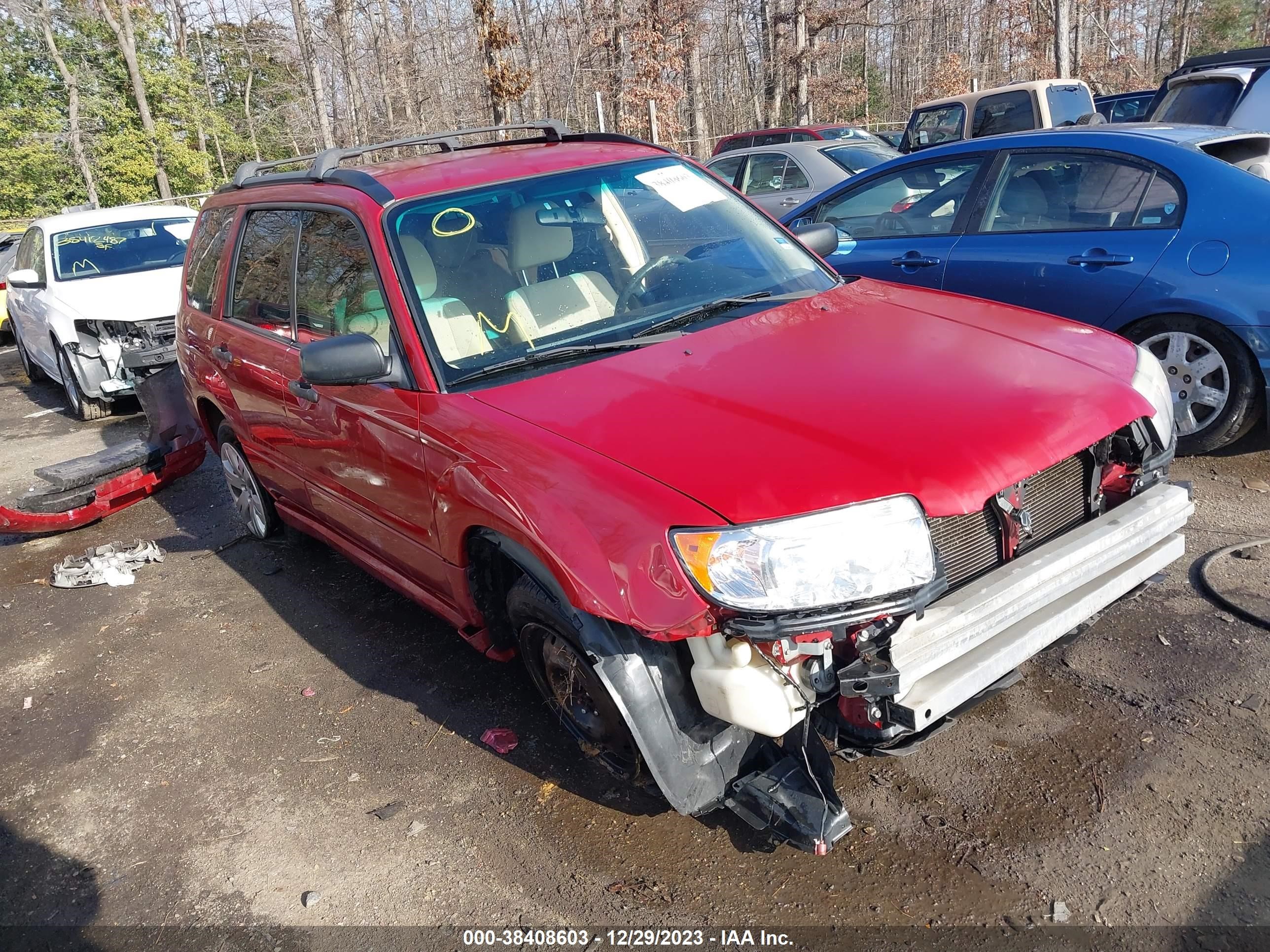 SUBARU FORESTER 2008 jf1sg63688h702707