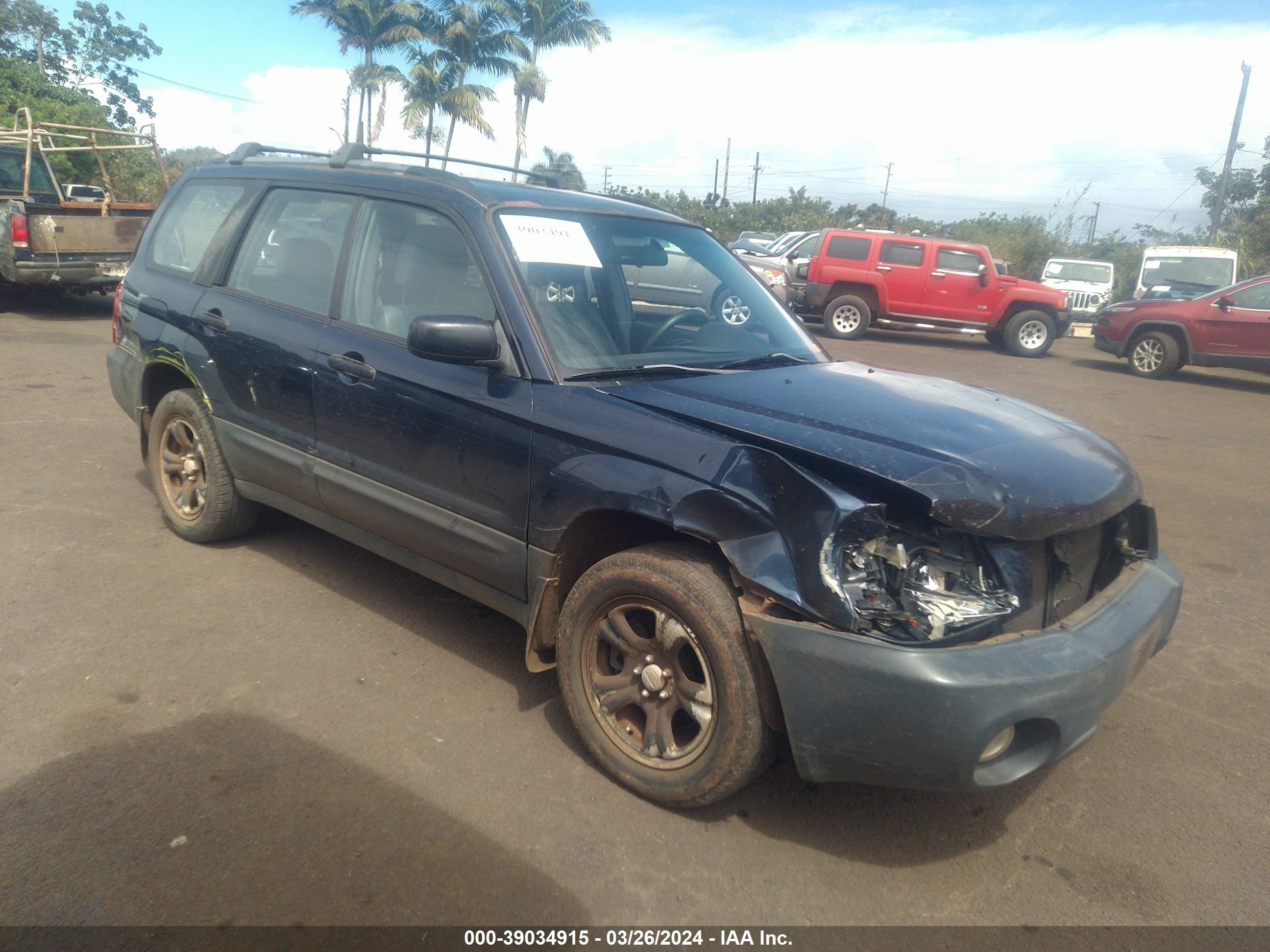 SUBARU FORESTER 2005 jf1sg63695h709418