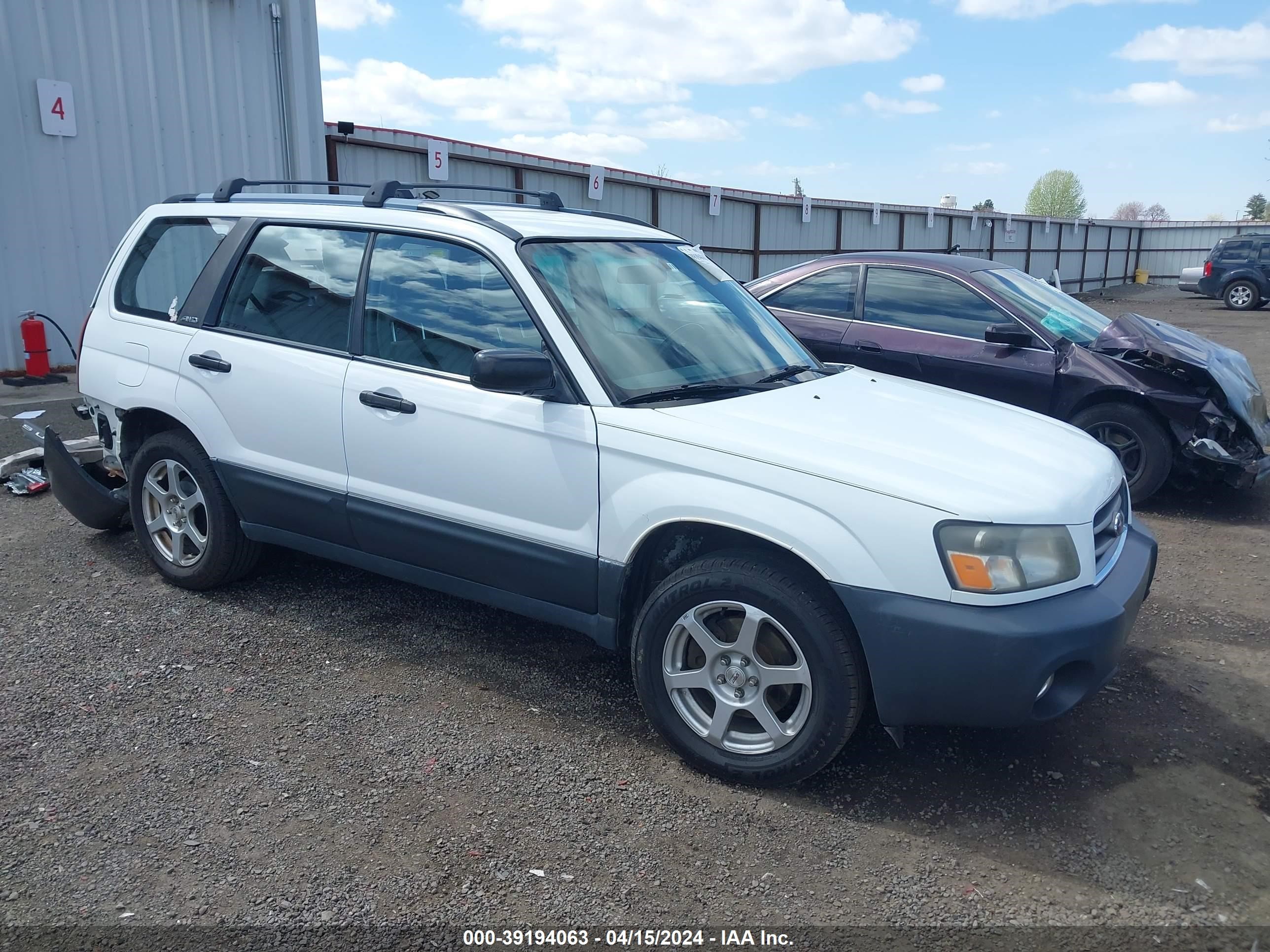 SUBARU FORESTER 2003 jf1sg636x3g715702