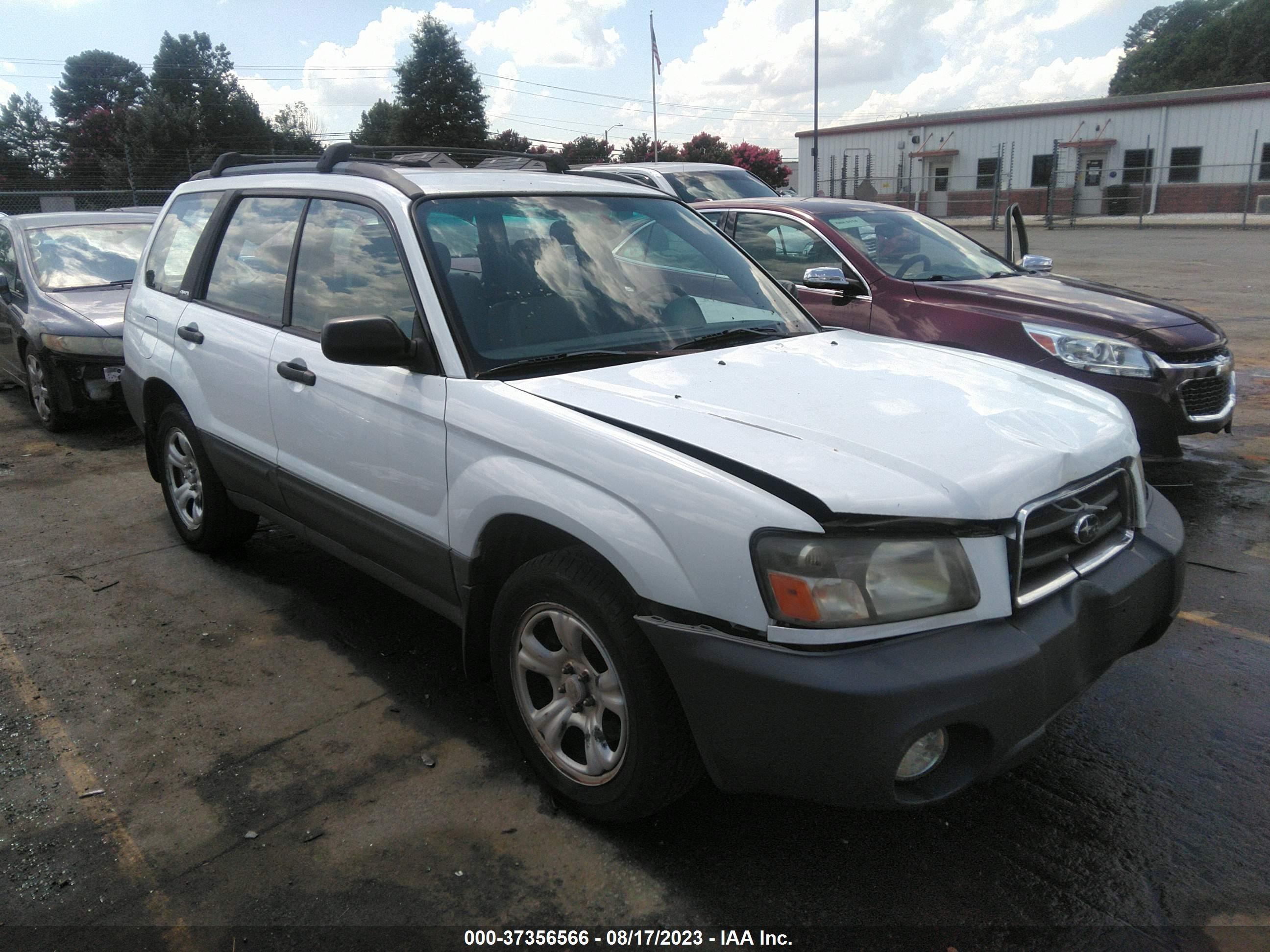 SUBARU FORESTER 2003 jf1sg636x3h709344