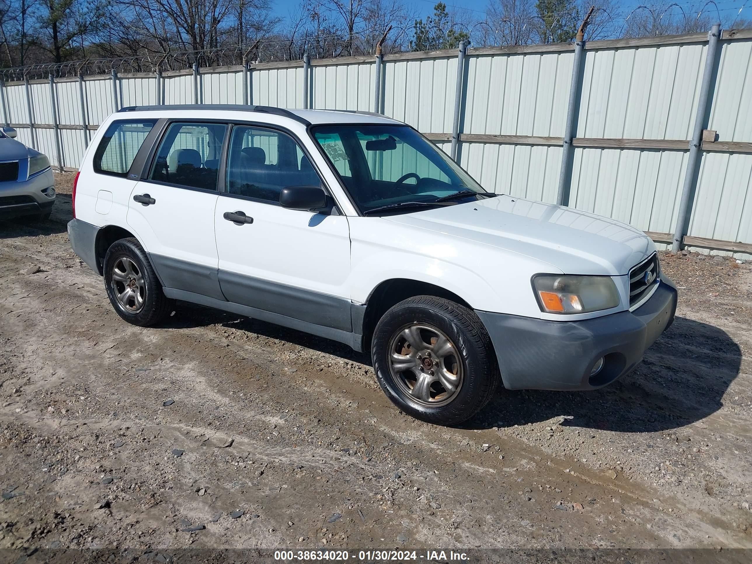 SUBARU FORESTER 2004 jf1sg636x4h714593