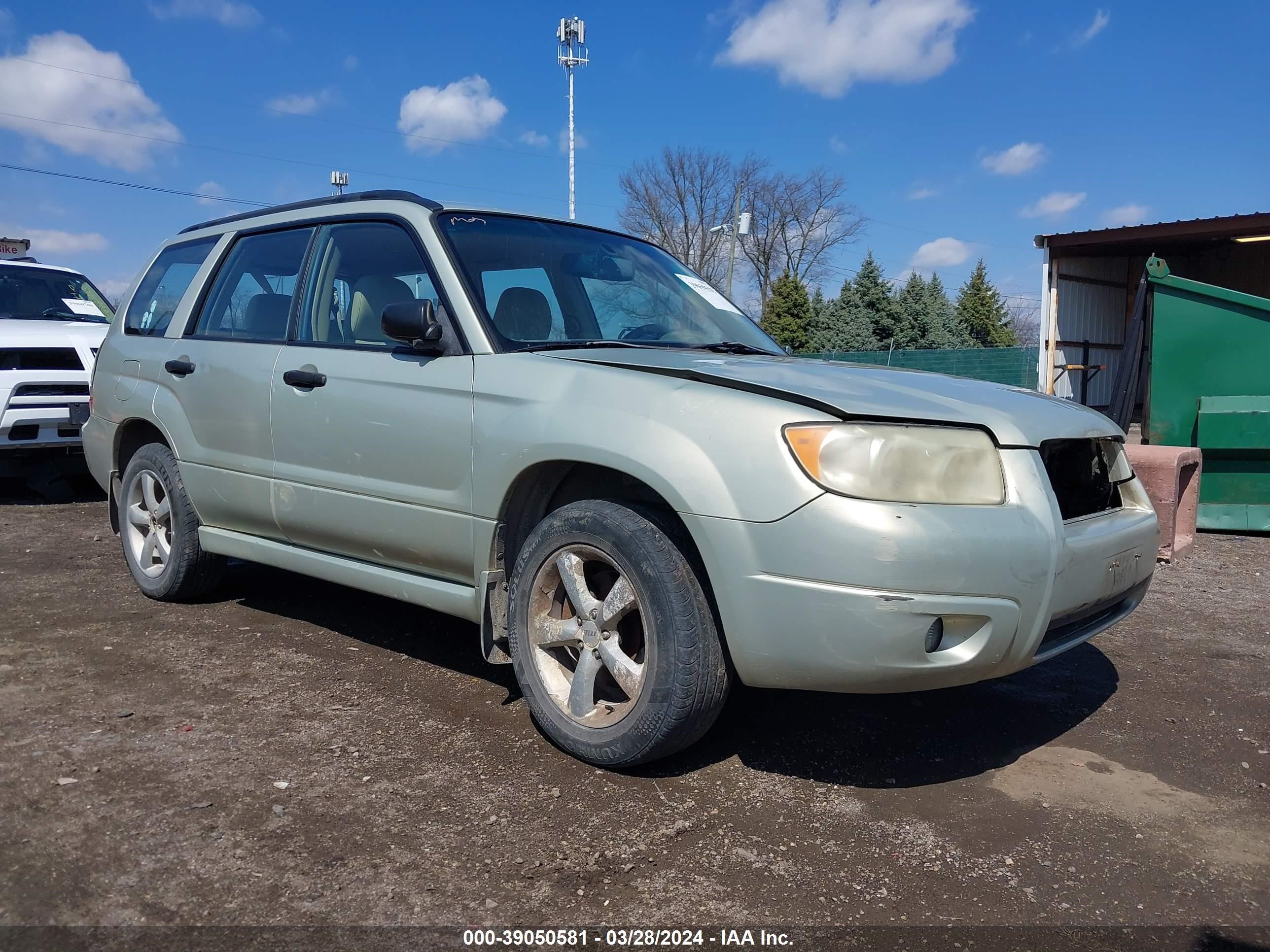 SUBARU FORESTER 2006 jf1sg636x6h727329