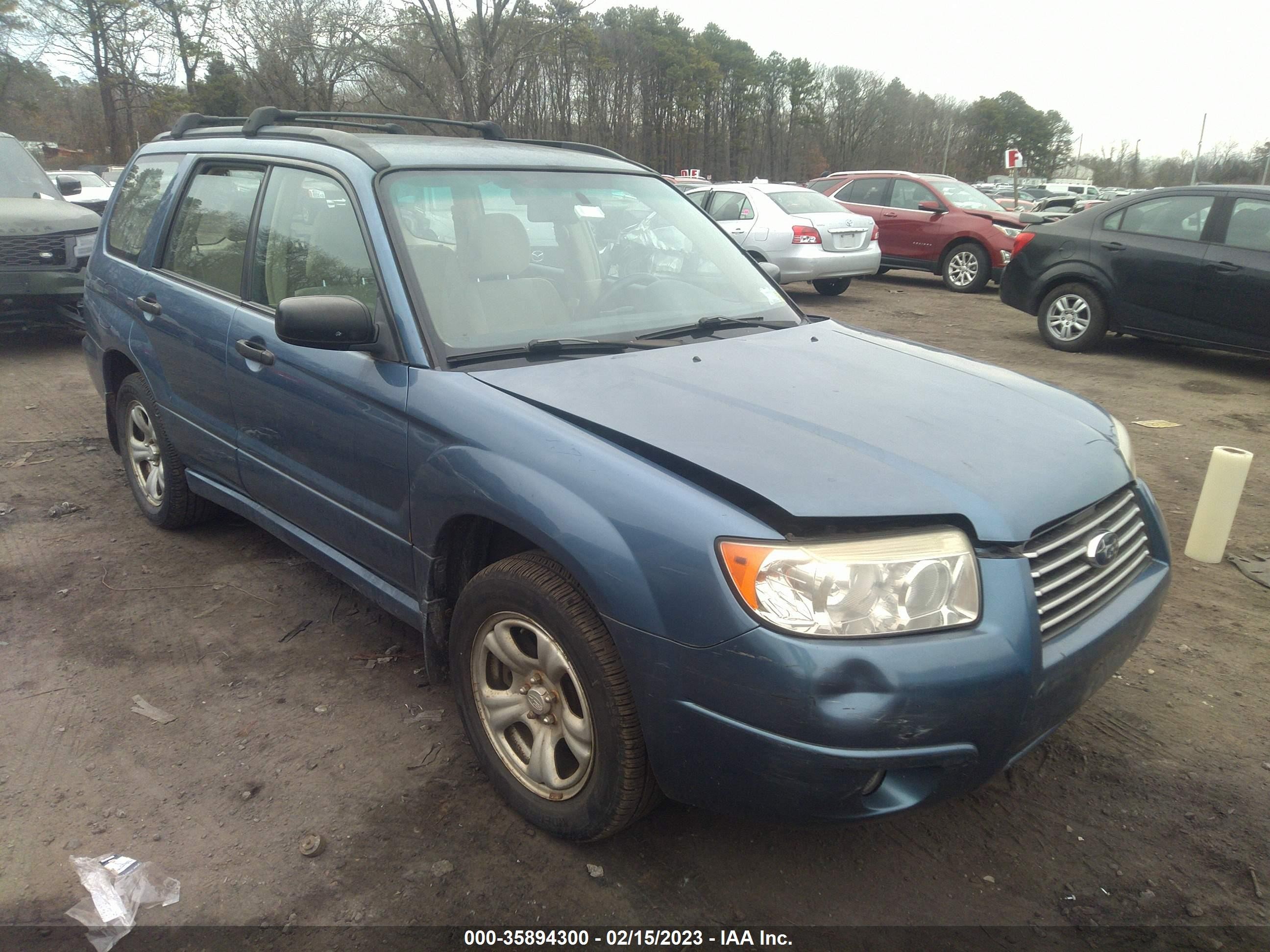 SUBARU FORESTER 2007 jf1sg636x7h727882