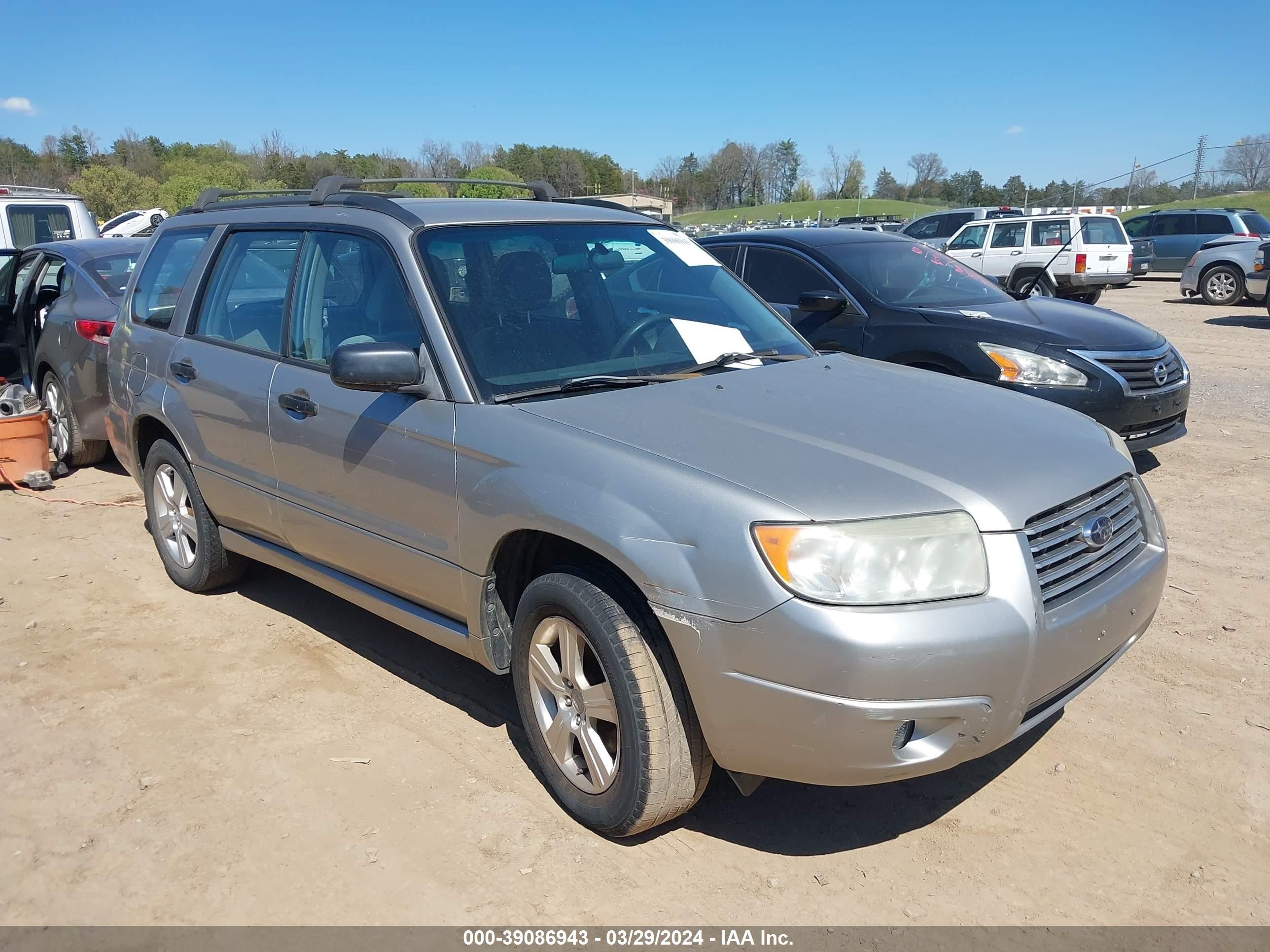 SUBARU FORESTER 2007 jf1sg636x7h729468