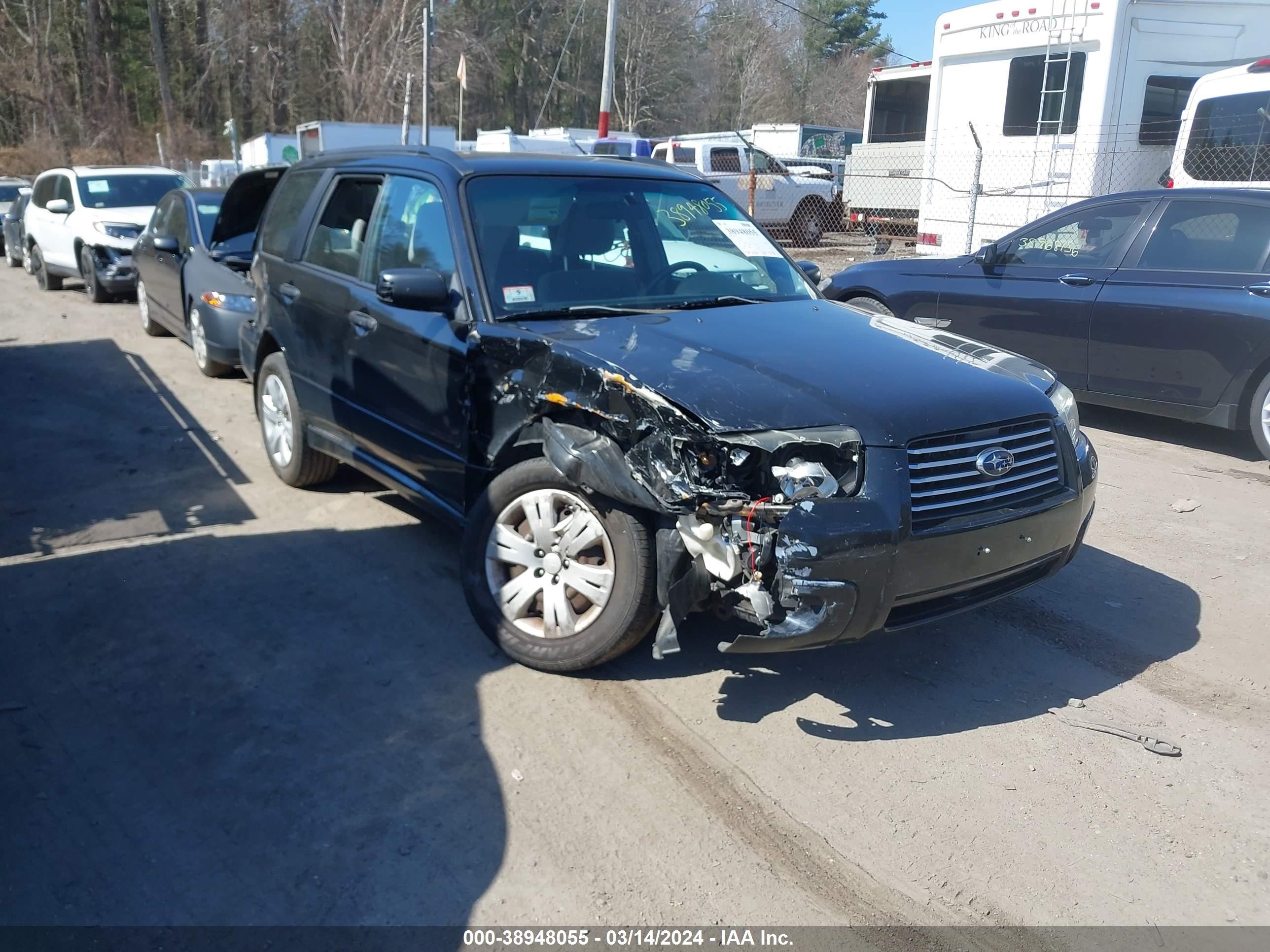 SUBARU FORESTER 2008 jf1sg636x8h713630