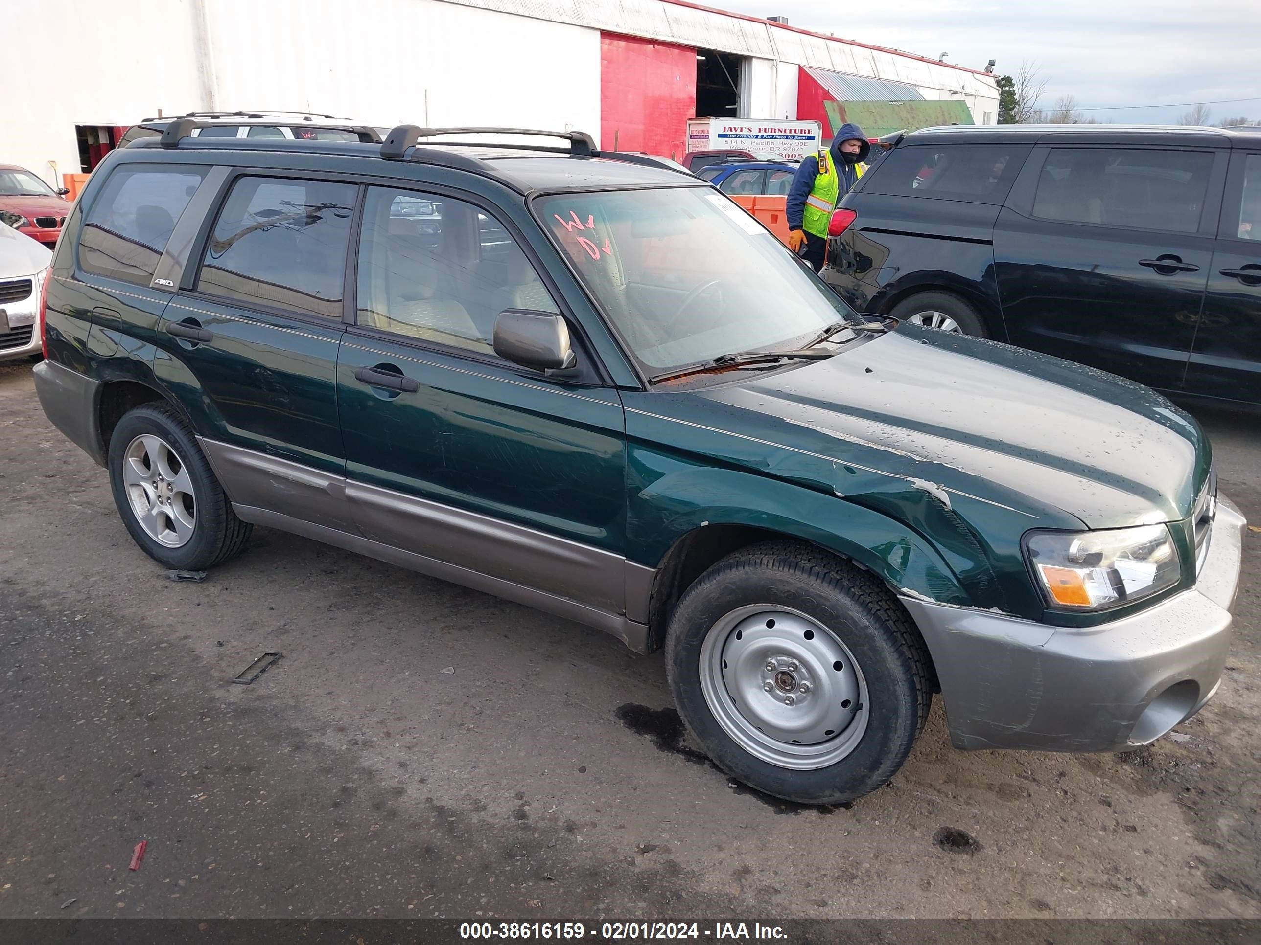 SUBARU FORESTER 2003 jf1sg65603h716980