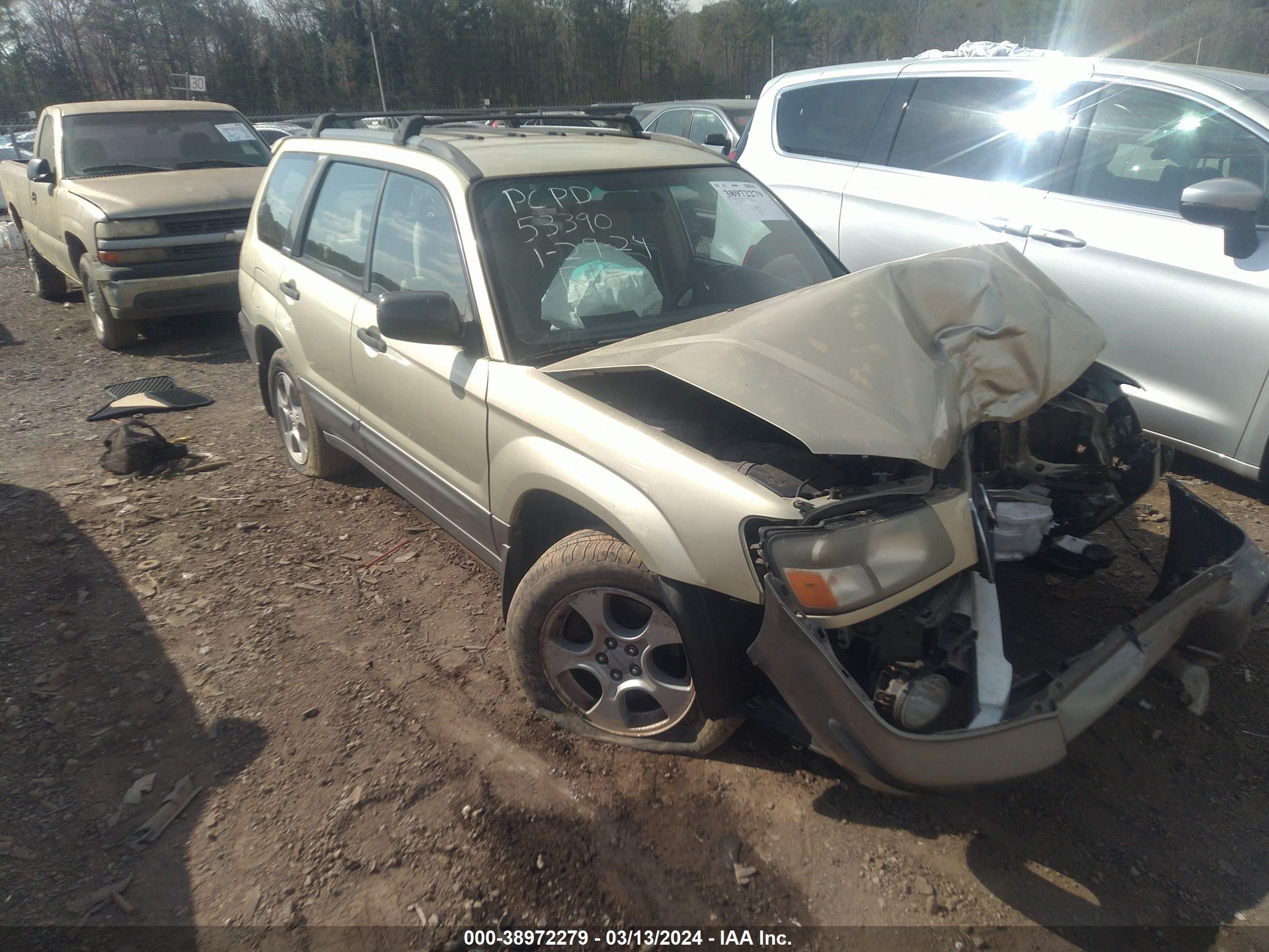 SUBARU FORESTER 2004 jf1sg65604h704152