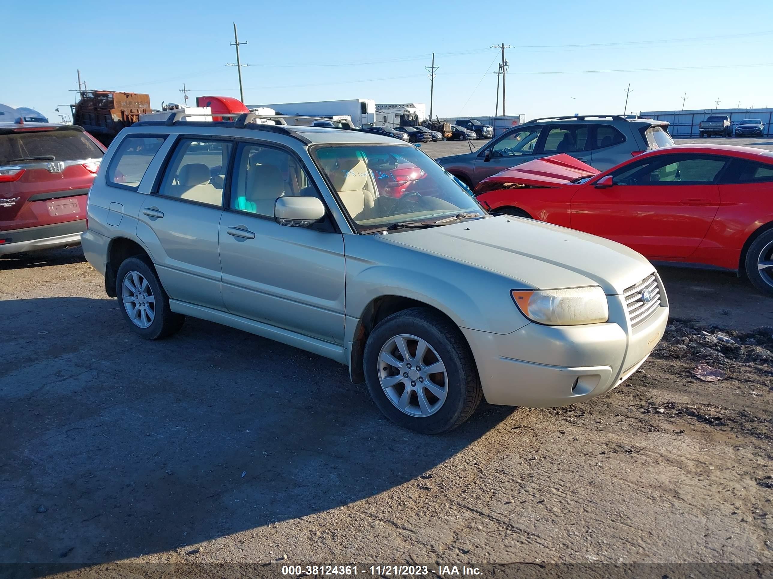 SUBARU FORESTER 2 2006 jf1sg65606h742497