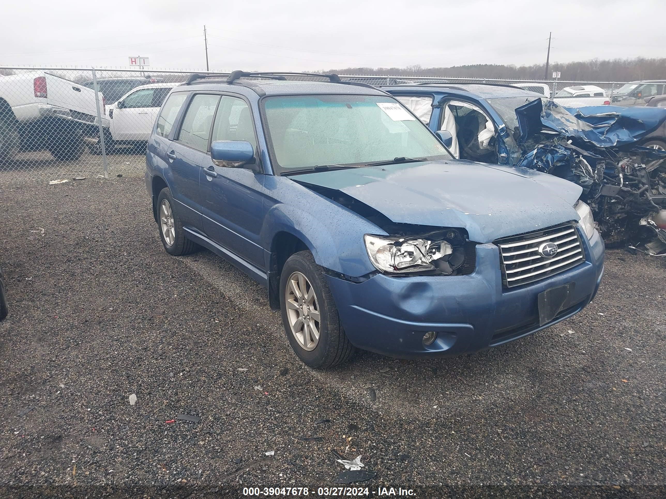 SUBARU FORESTER 2007 jf1sg65607h742825