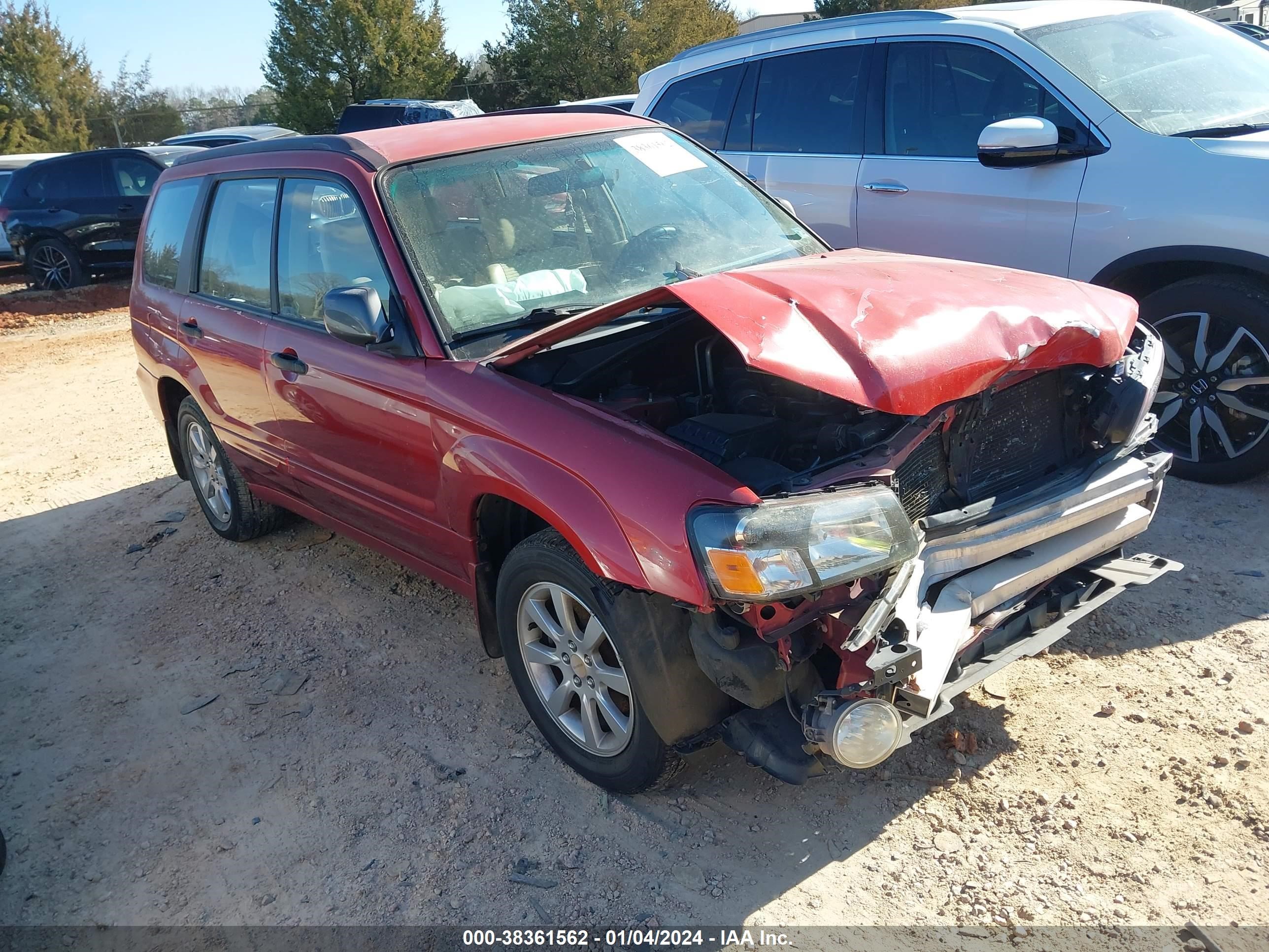 SUBARU FORESTER 2005 jf1sg65615h722208