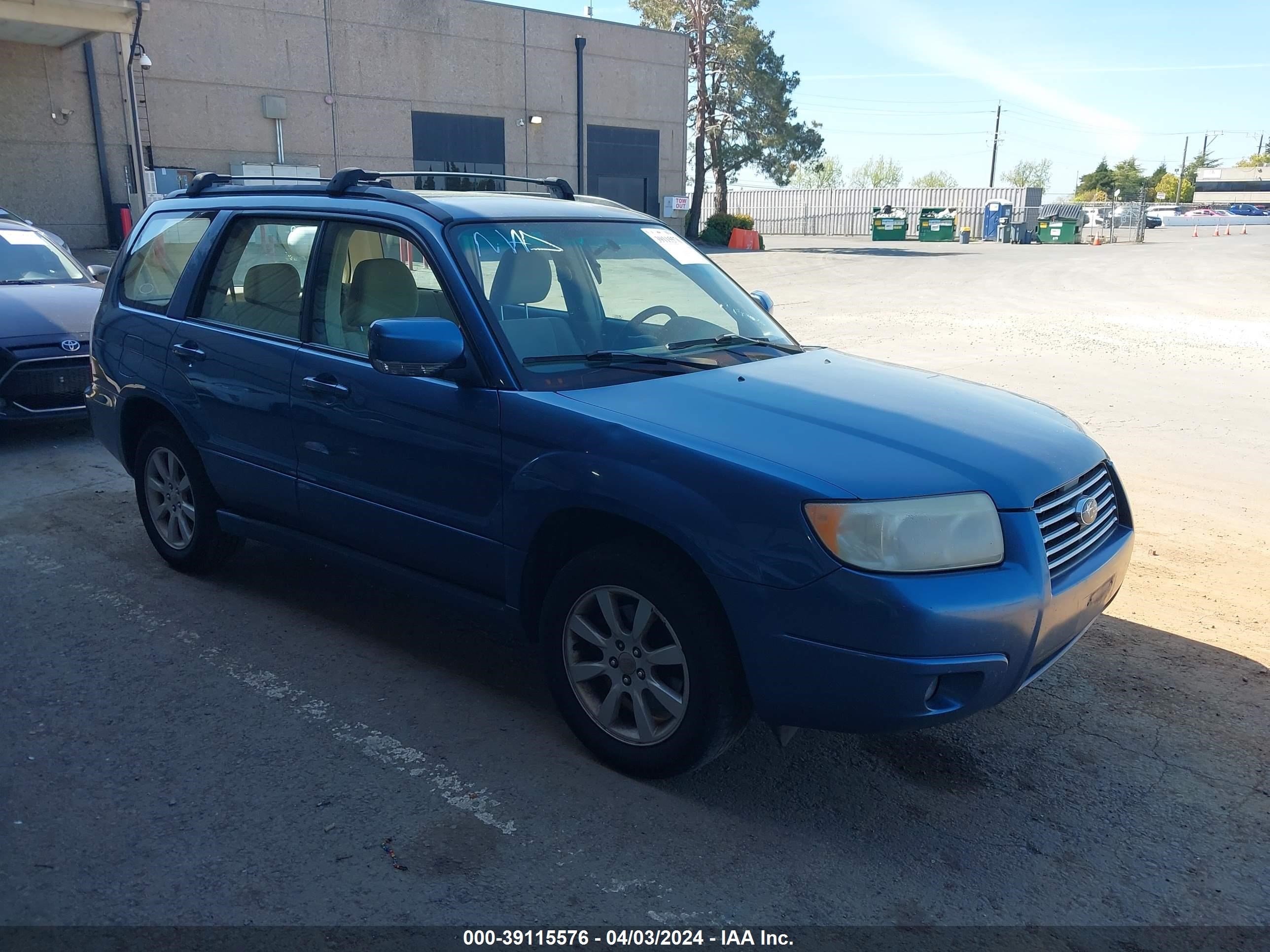 SUBARU FORESTER 2007 jf1sg65617h731624