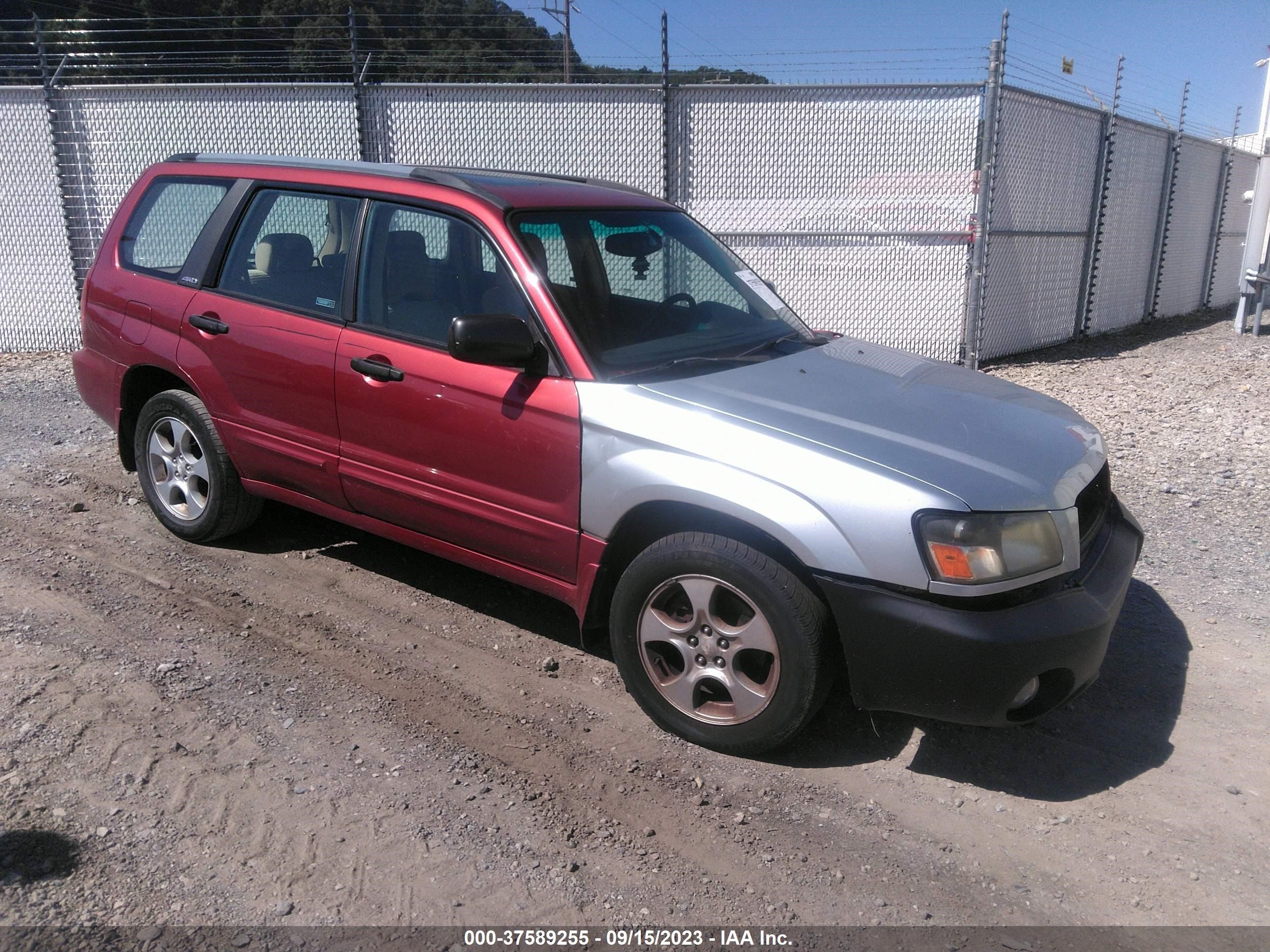 SUBARU FORESTER 2004 jf1sg65624h764577