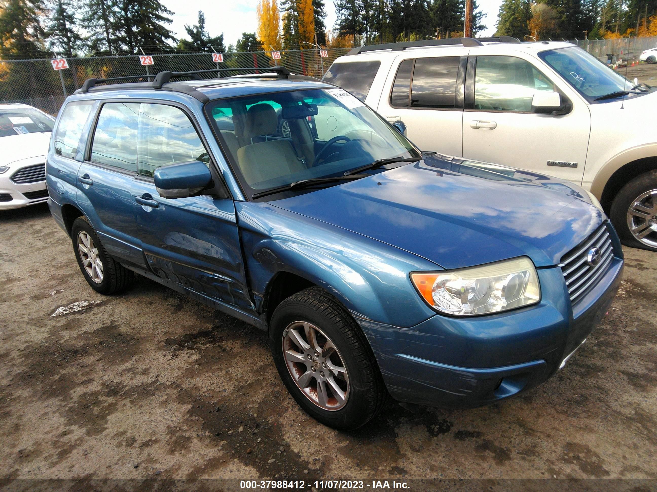 SUBARU FORESTER 2007 jf1sg65627h705551