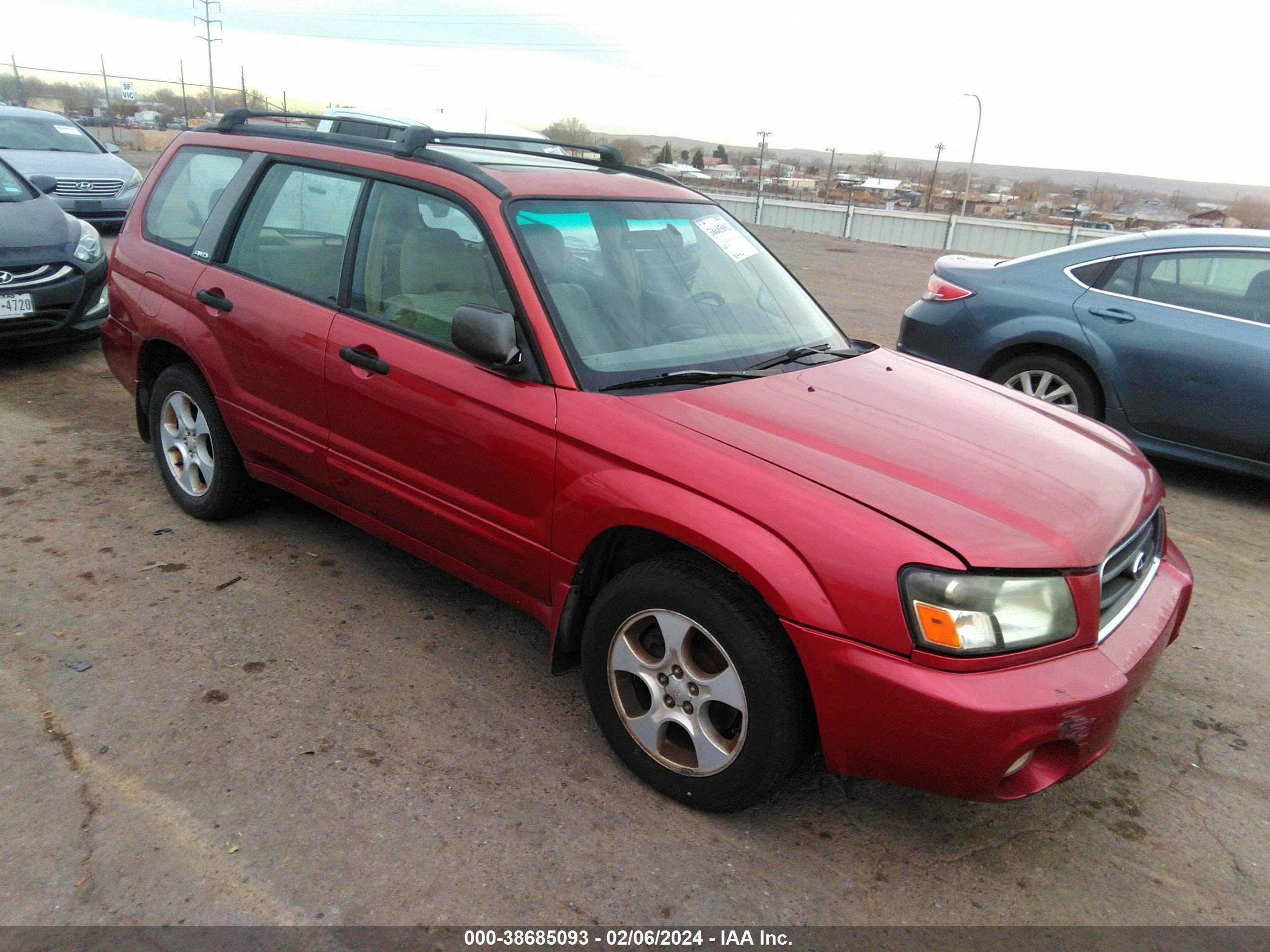 SUBARU FORESTER 2004 jf1sg65634h742703