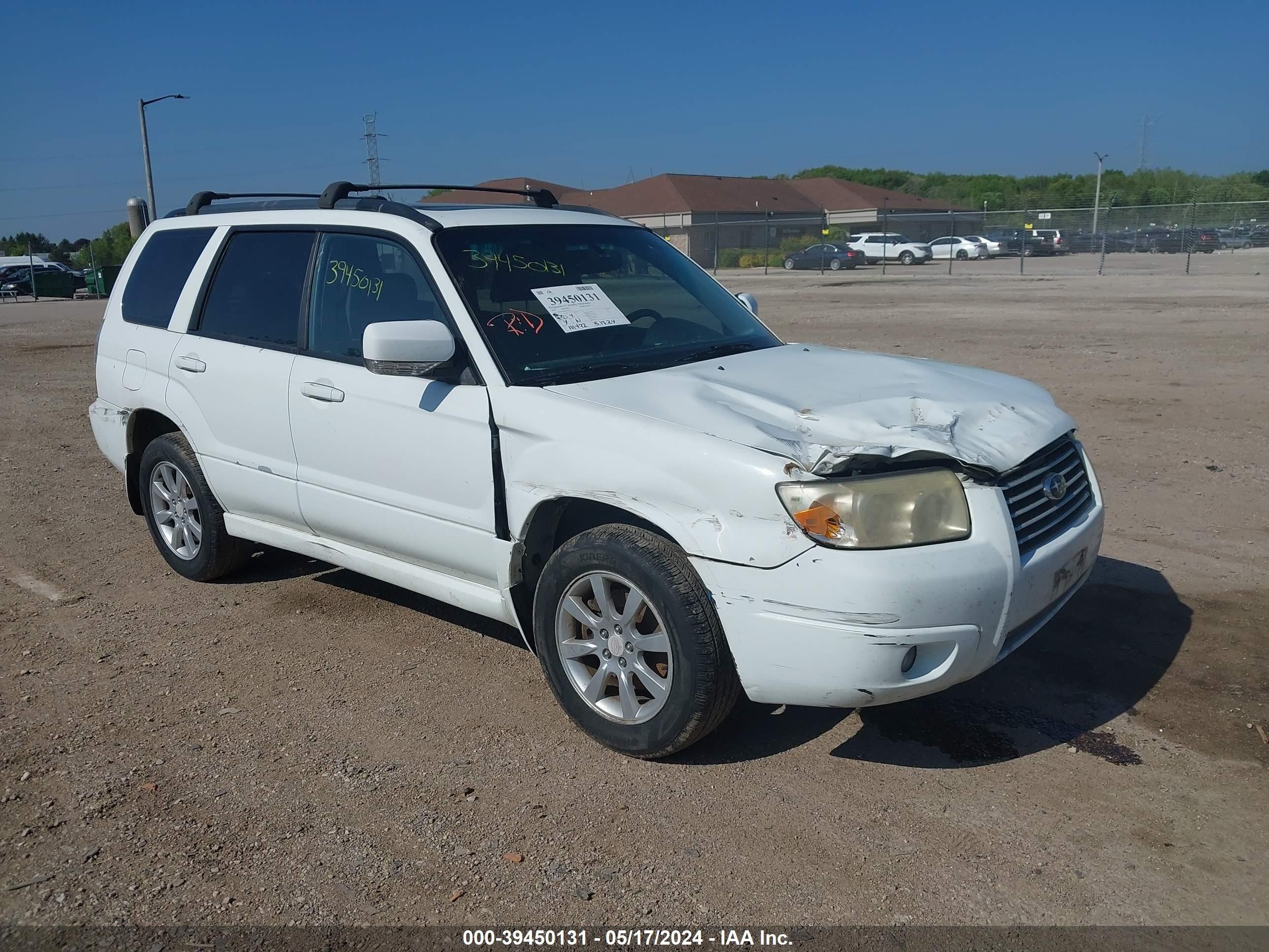 SUBARU FORESTER 2006 jf1sg65646h709549