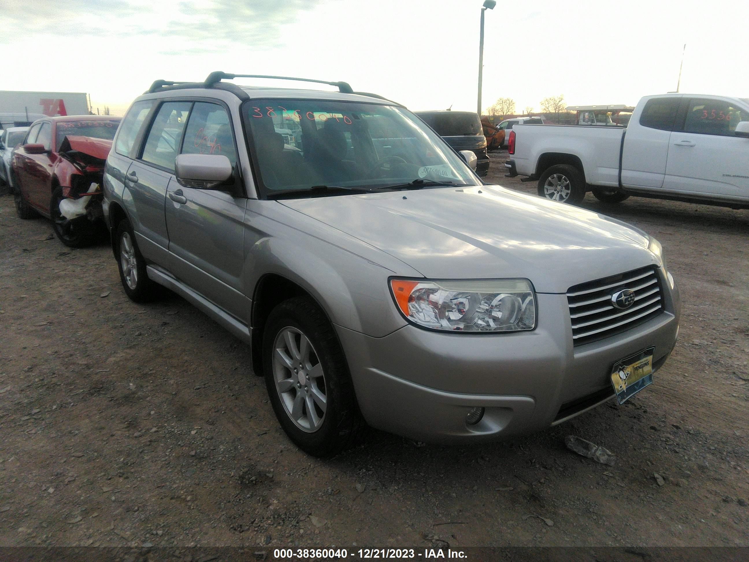 SUBARU FORESTER 2007 jf1sg65647h725168