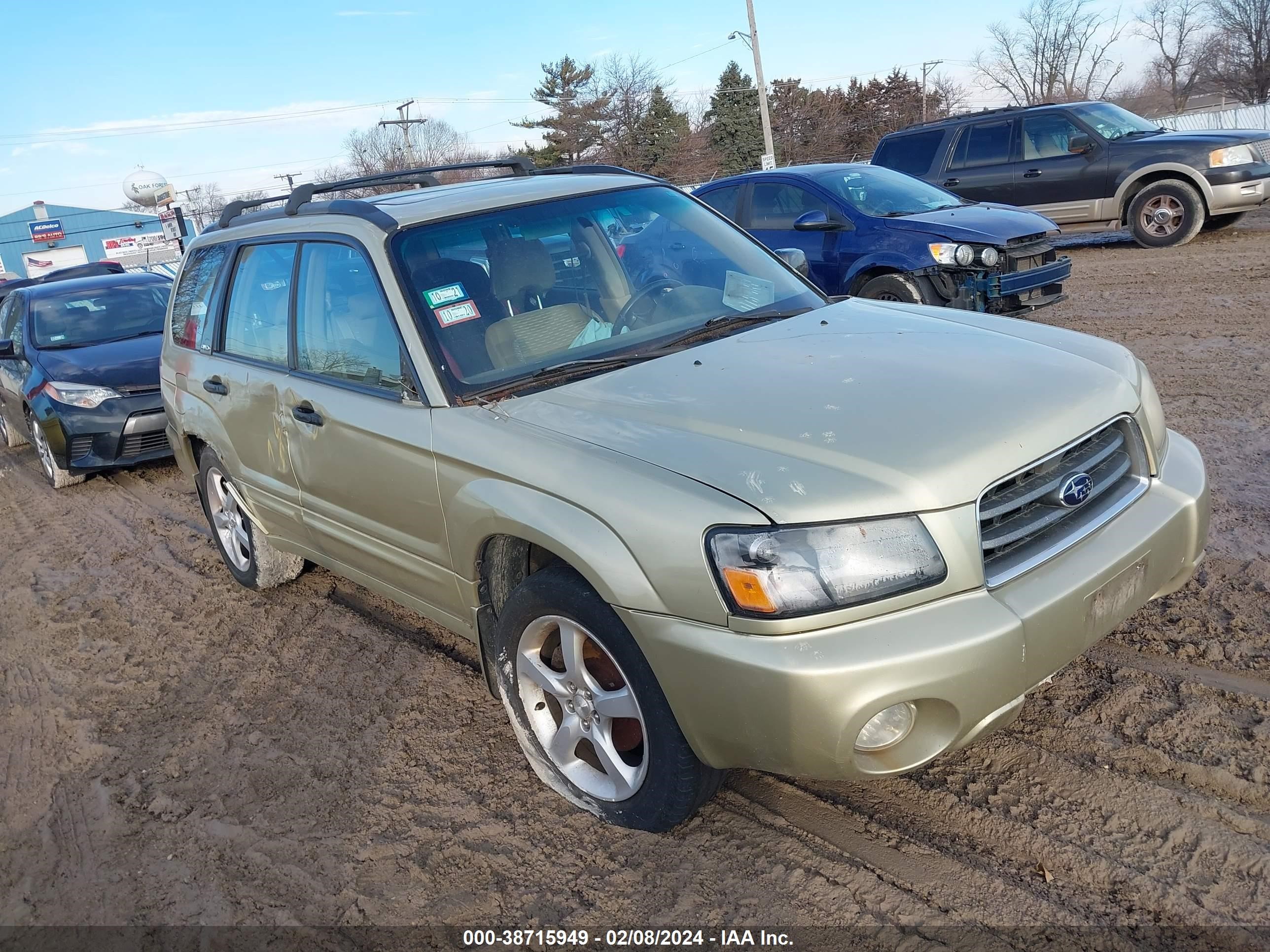 SUBARU FORESTER 2003 jf1sg65653h739395