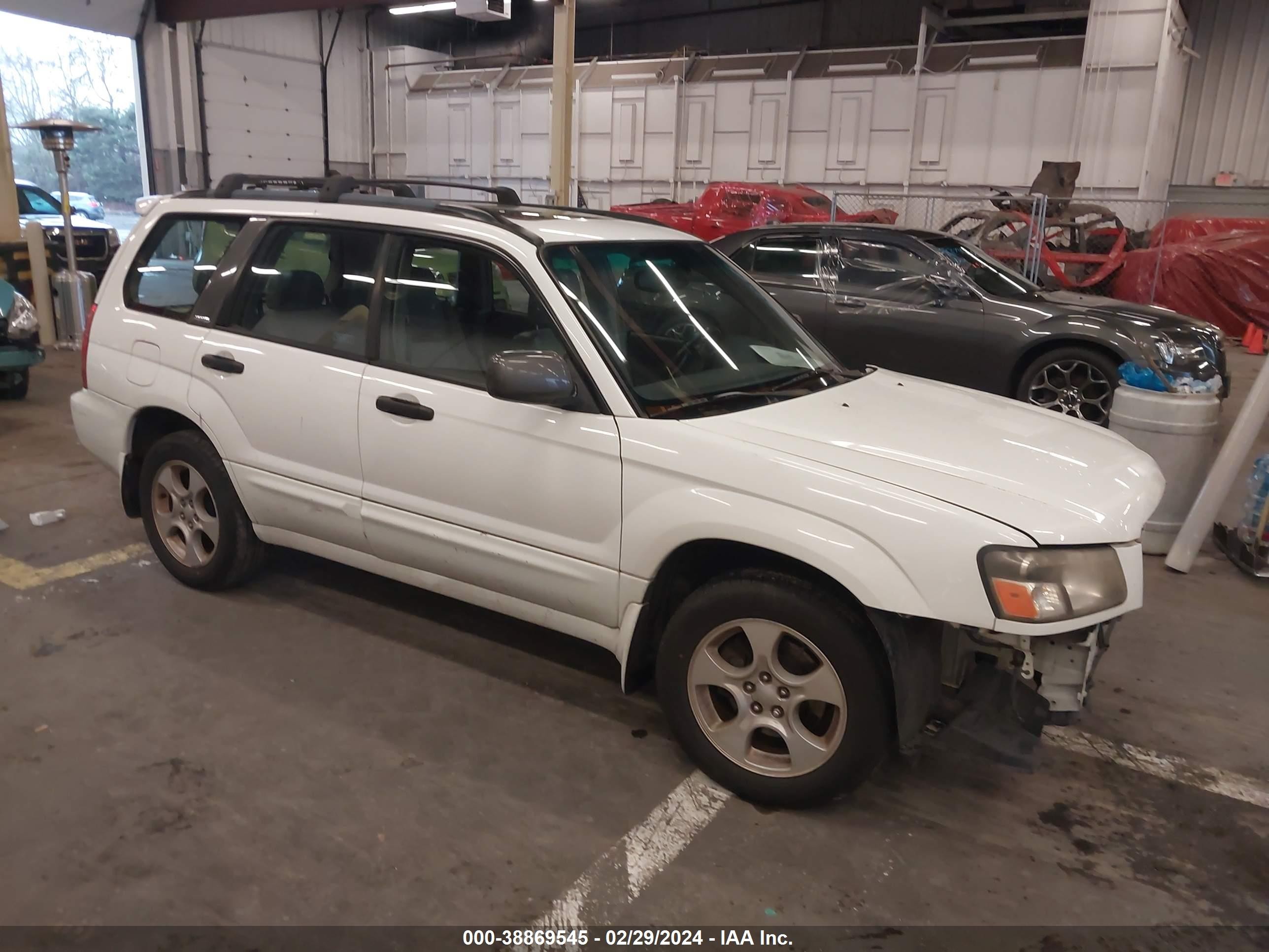 SUBARU FORESTER 2004 jf1sg65654h718581