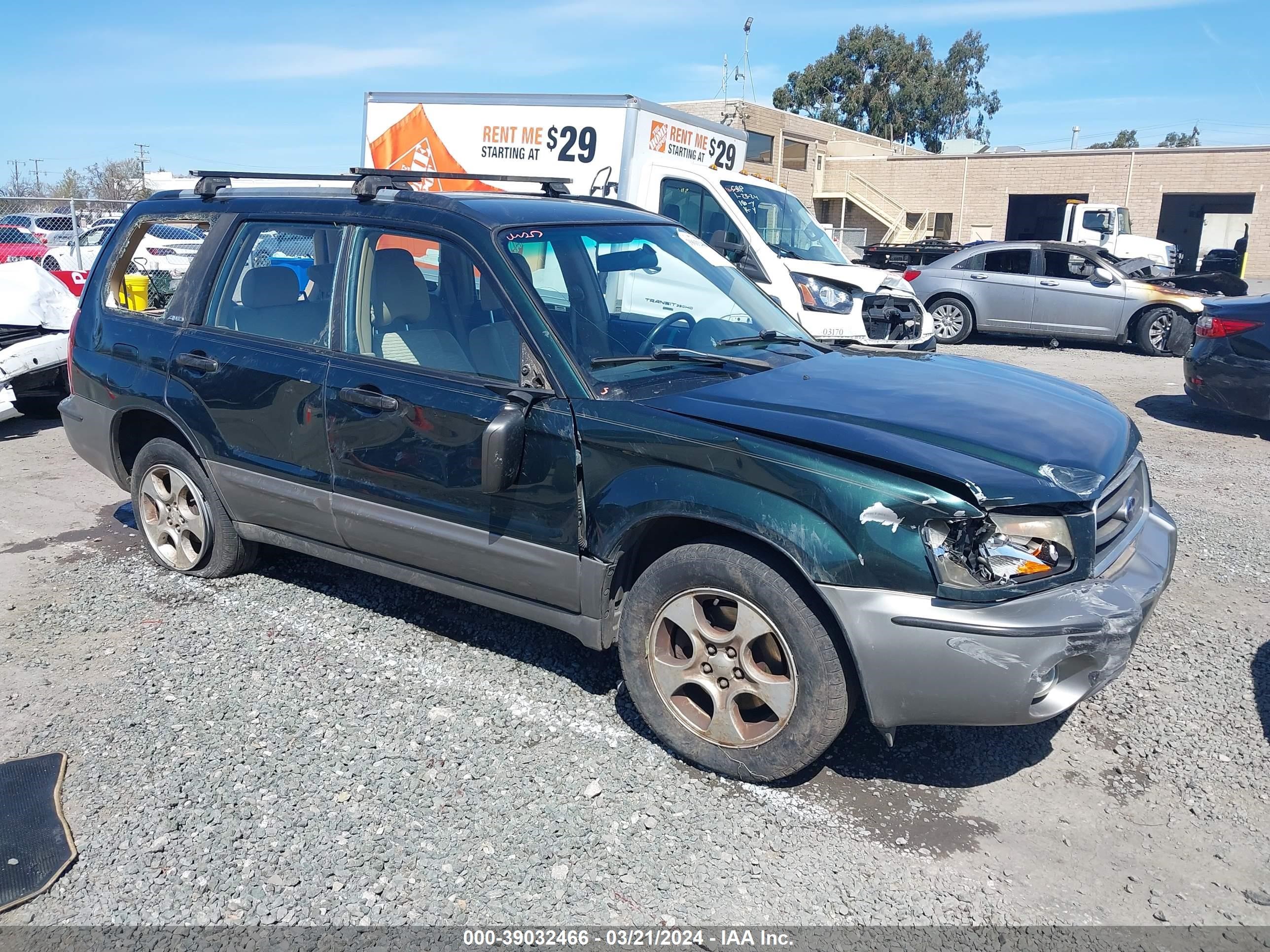 SUBARU FORESTER 2004 jf1sg65654h767442