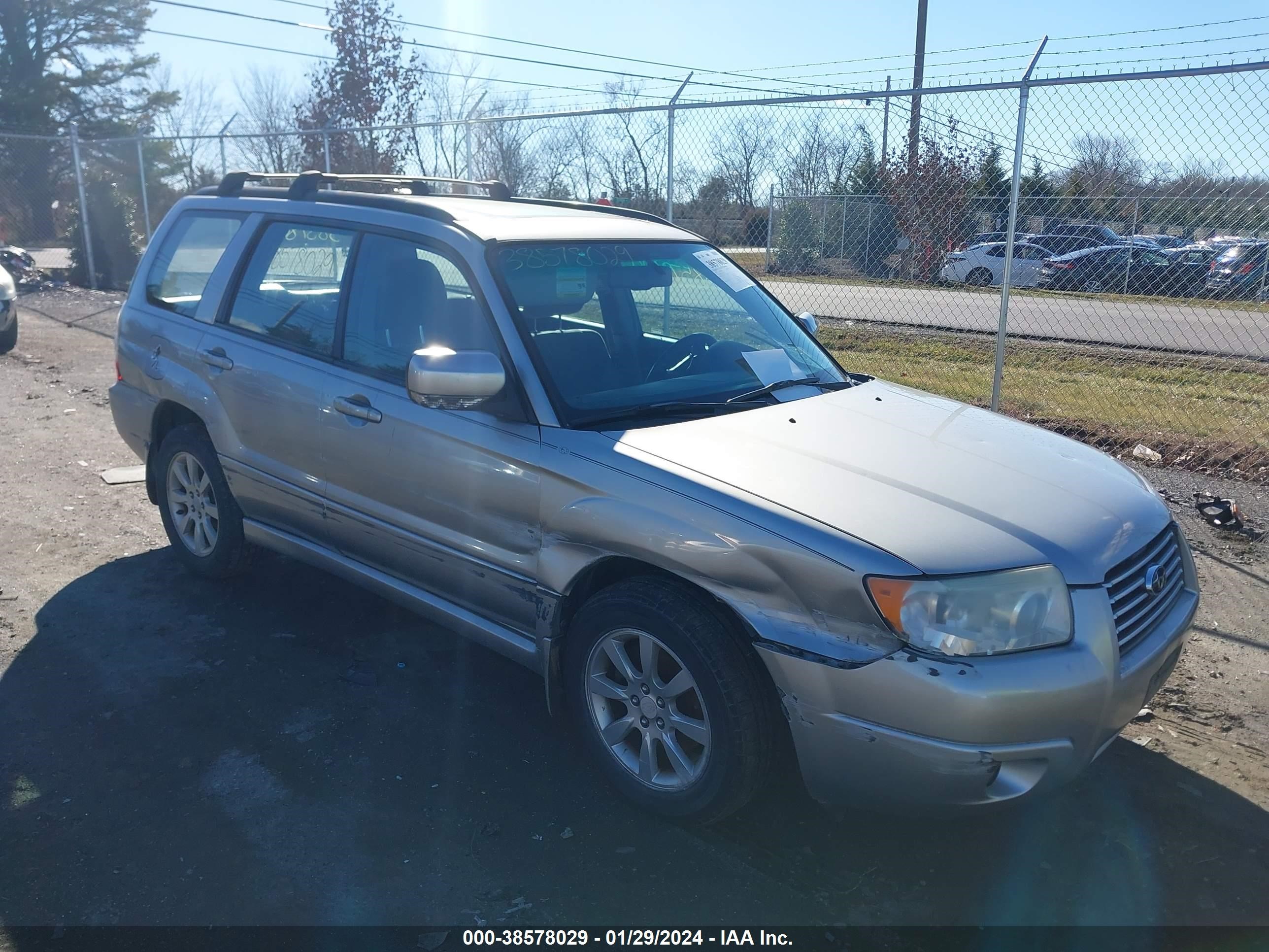 SUBARU FORESTER 2007 jf1sg65657h704989