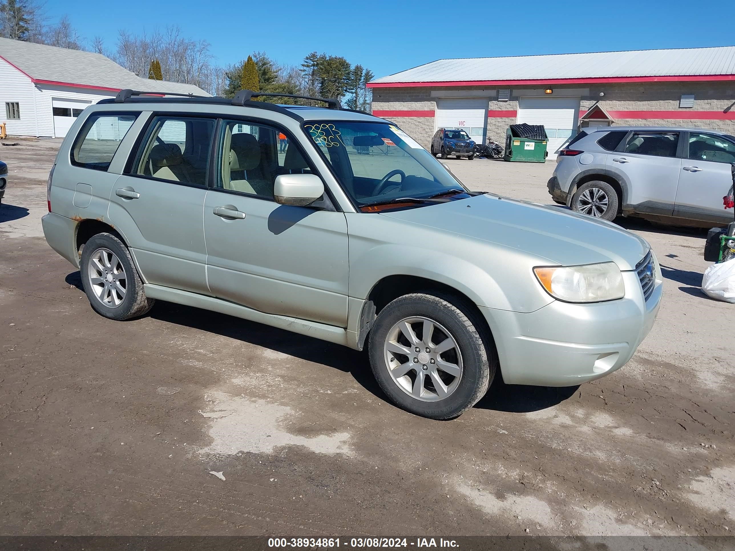 SUBARU FORESTER 2007 jf1sg65657h729536