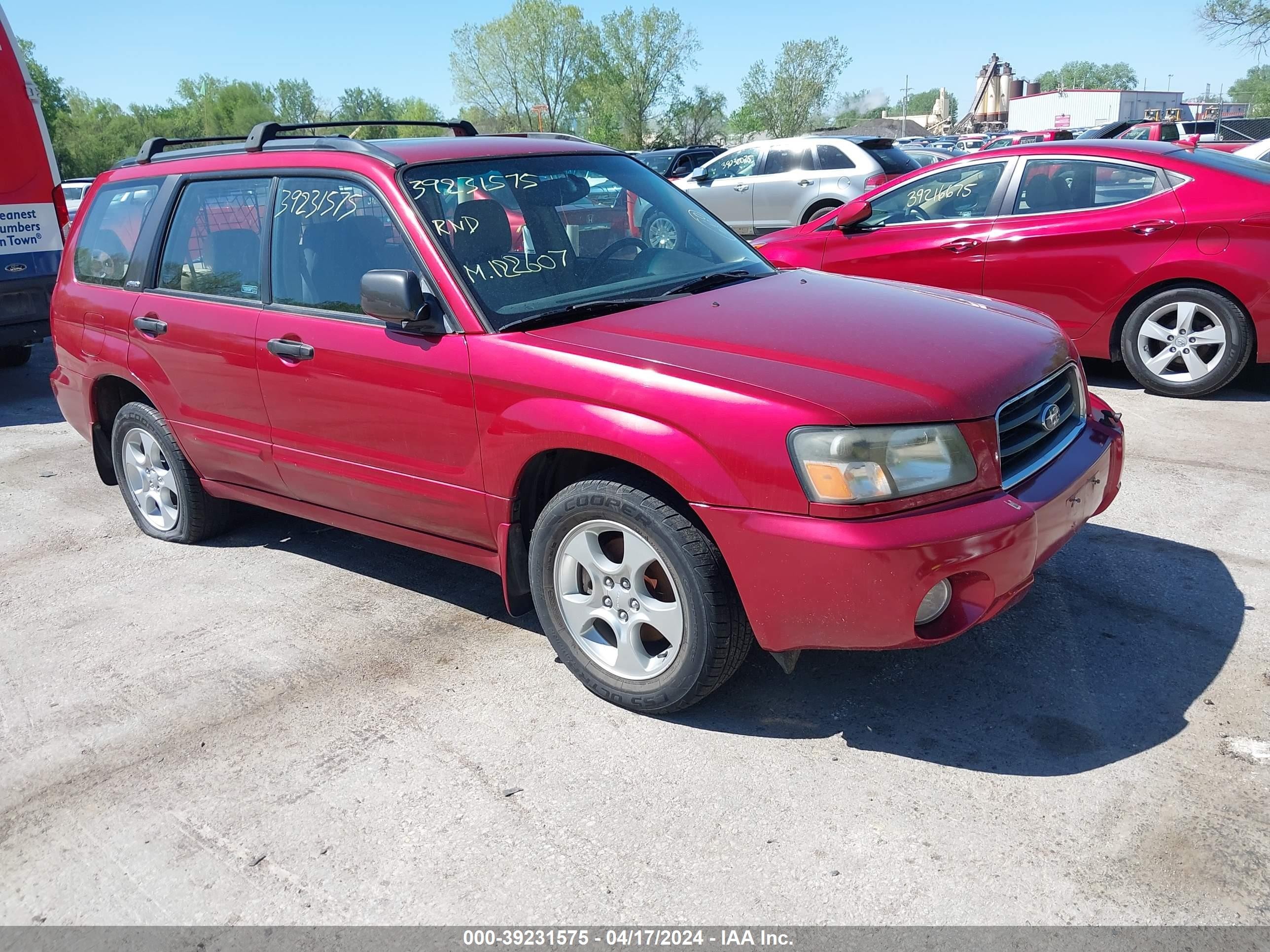 SUBARU FORESTER 2004 jf1sg65664h738743