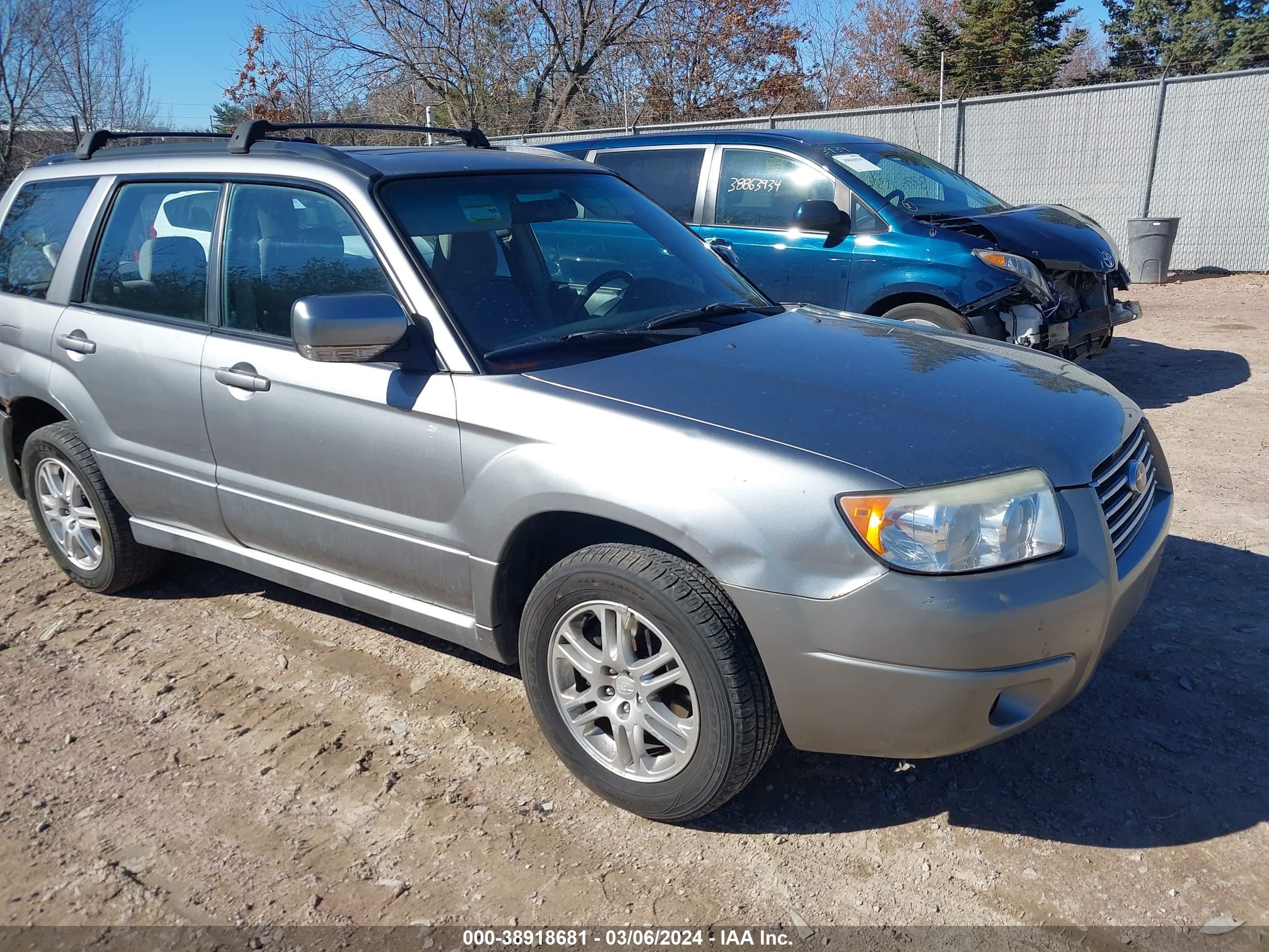 SUBARU FORESTER 2007 jf1sg65667h741730