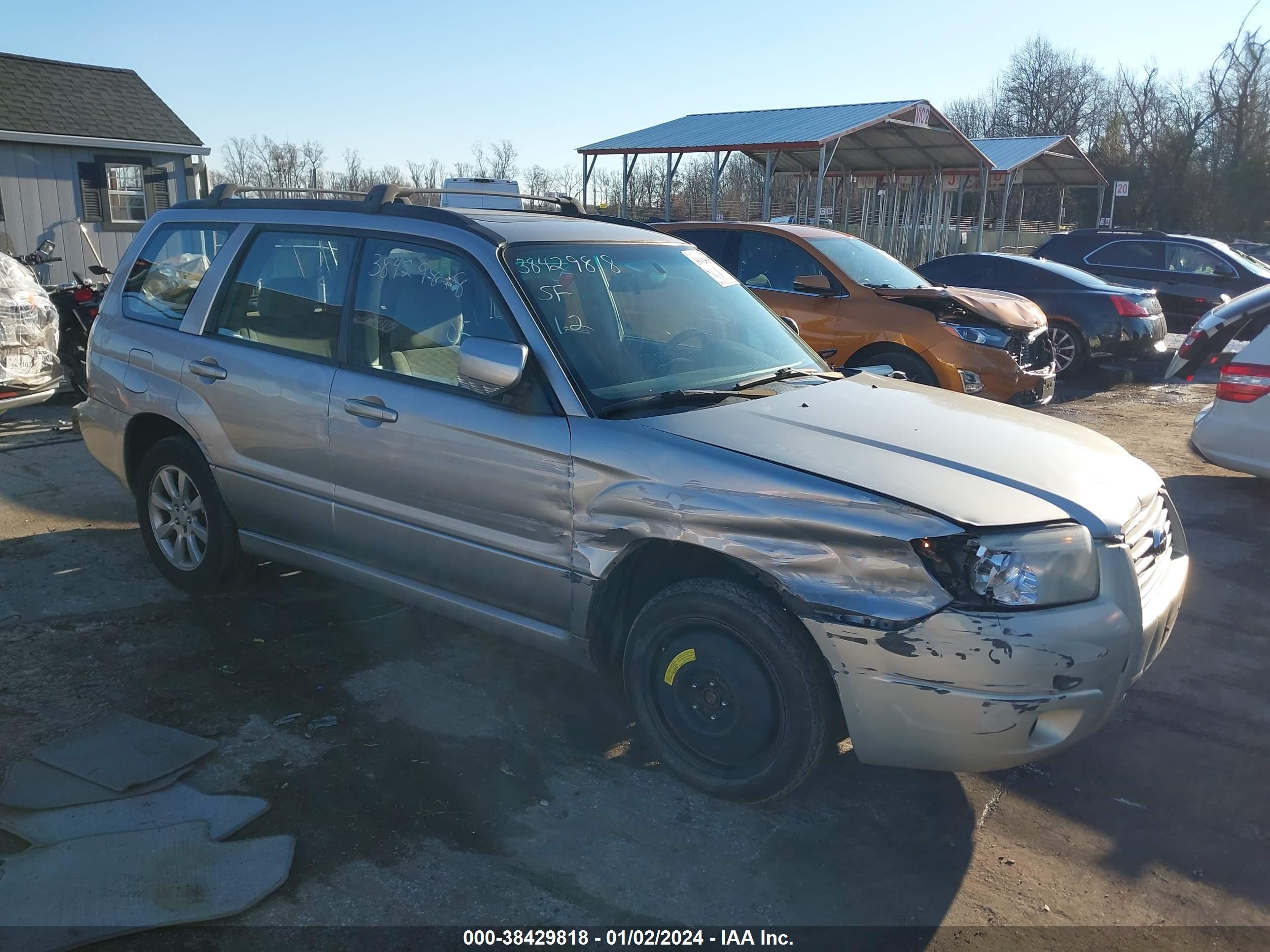 SUBARU FORESTER 2006 jf1sg65686g758226