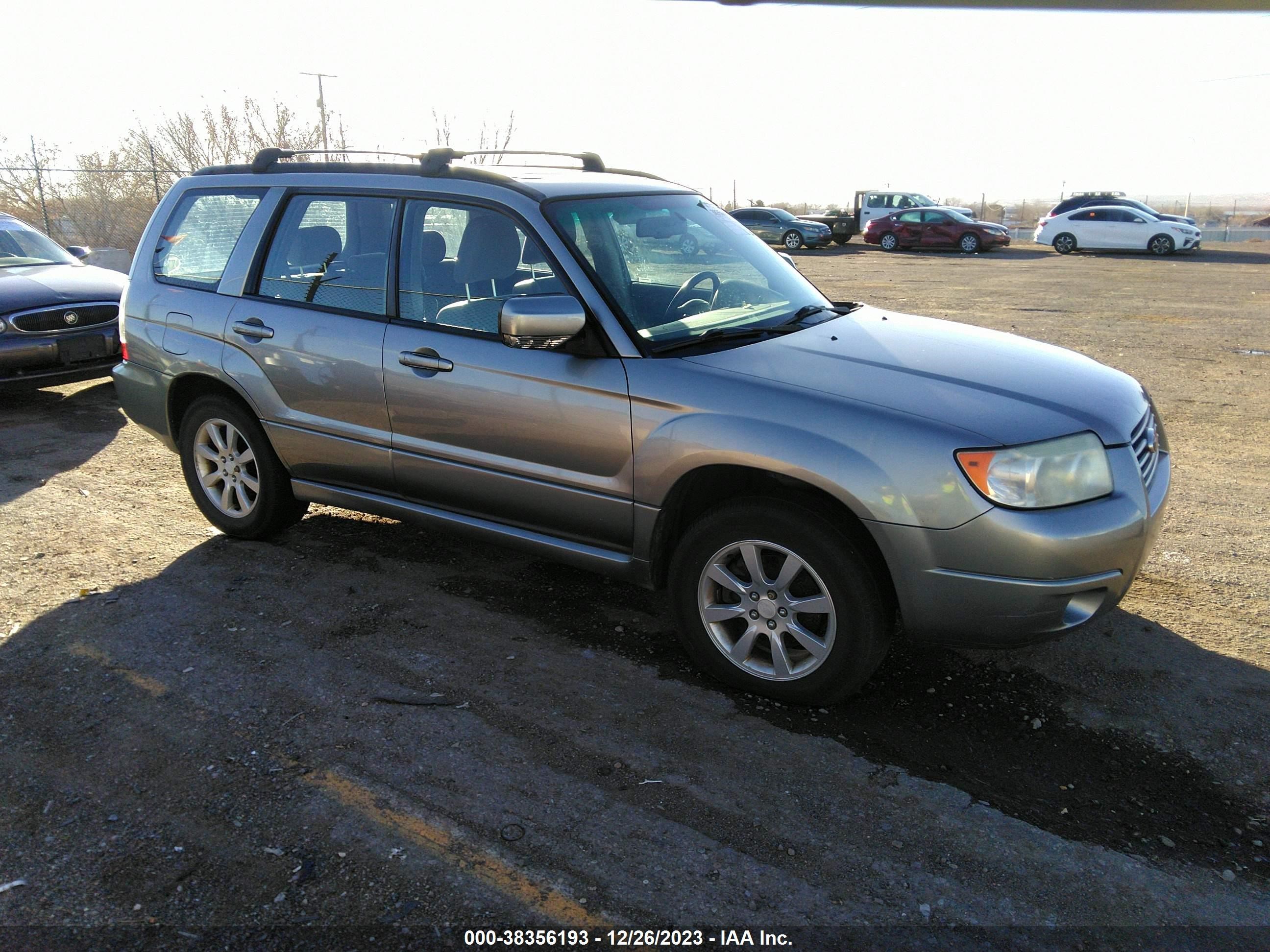 SUBARU FORESTER 2007 jf1sg656x7h701148