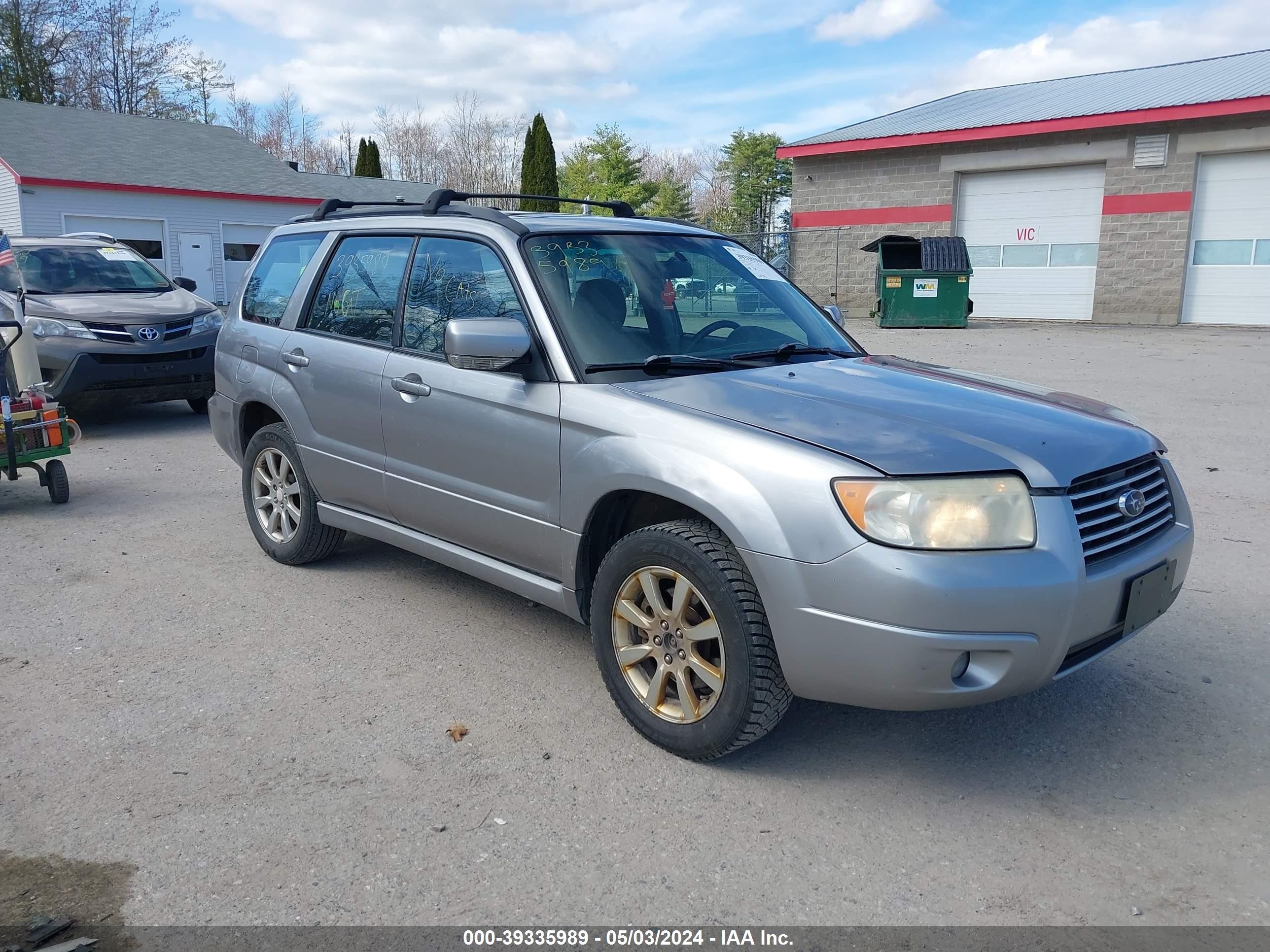 SUBARU FORESTER 2008 jf1sg656x8h715861