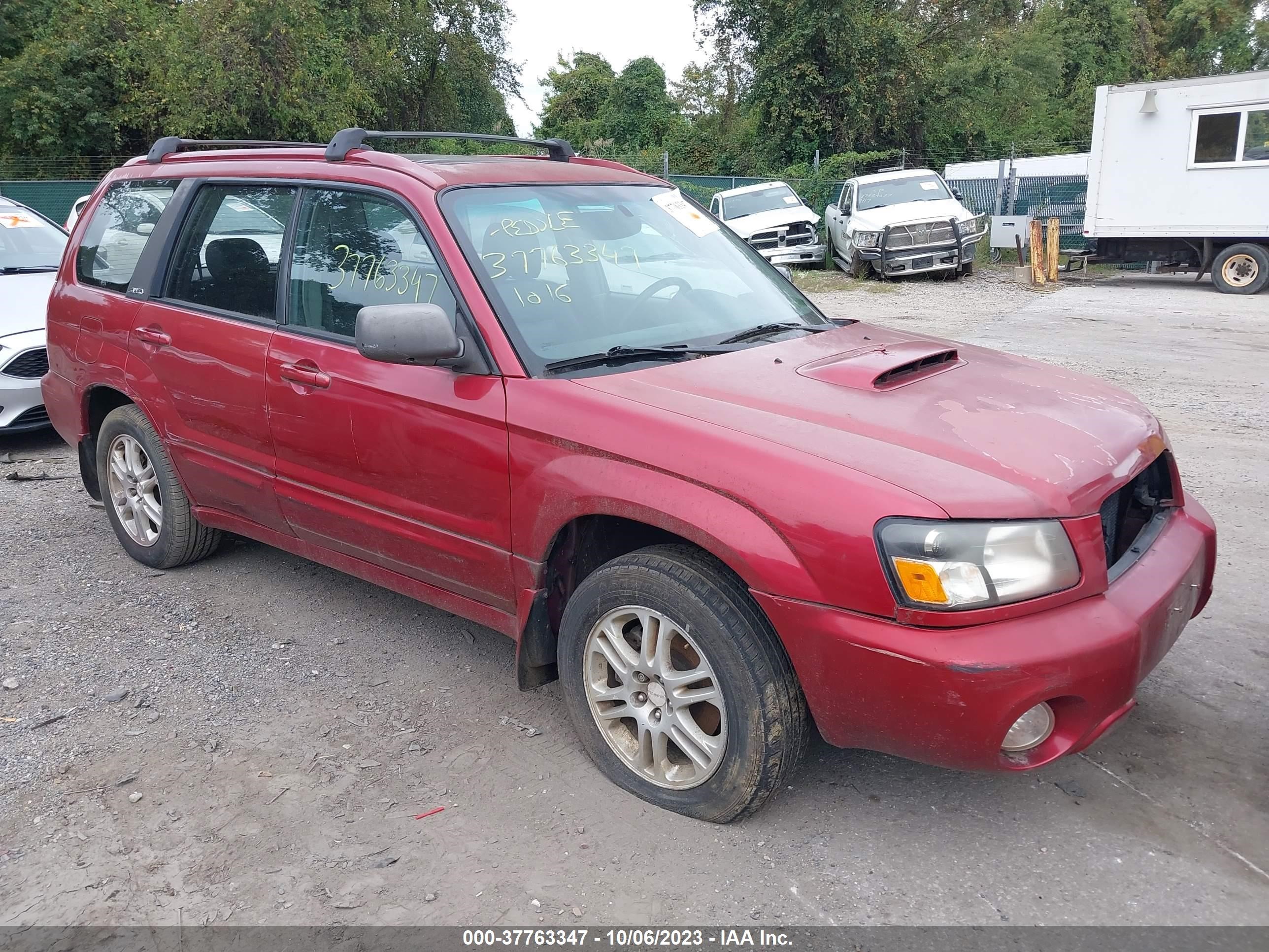 SUBARU FORESTER 2004 jf1sg696x4h729036