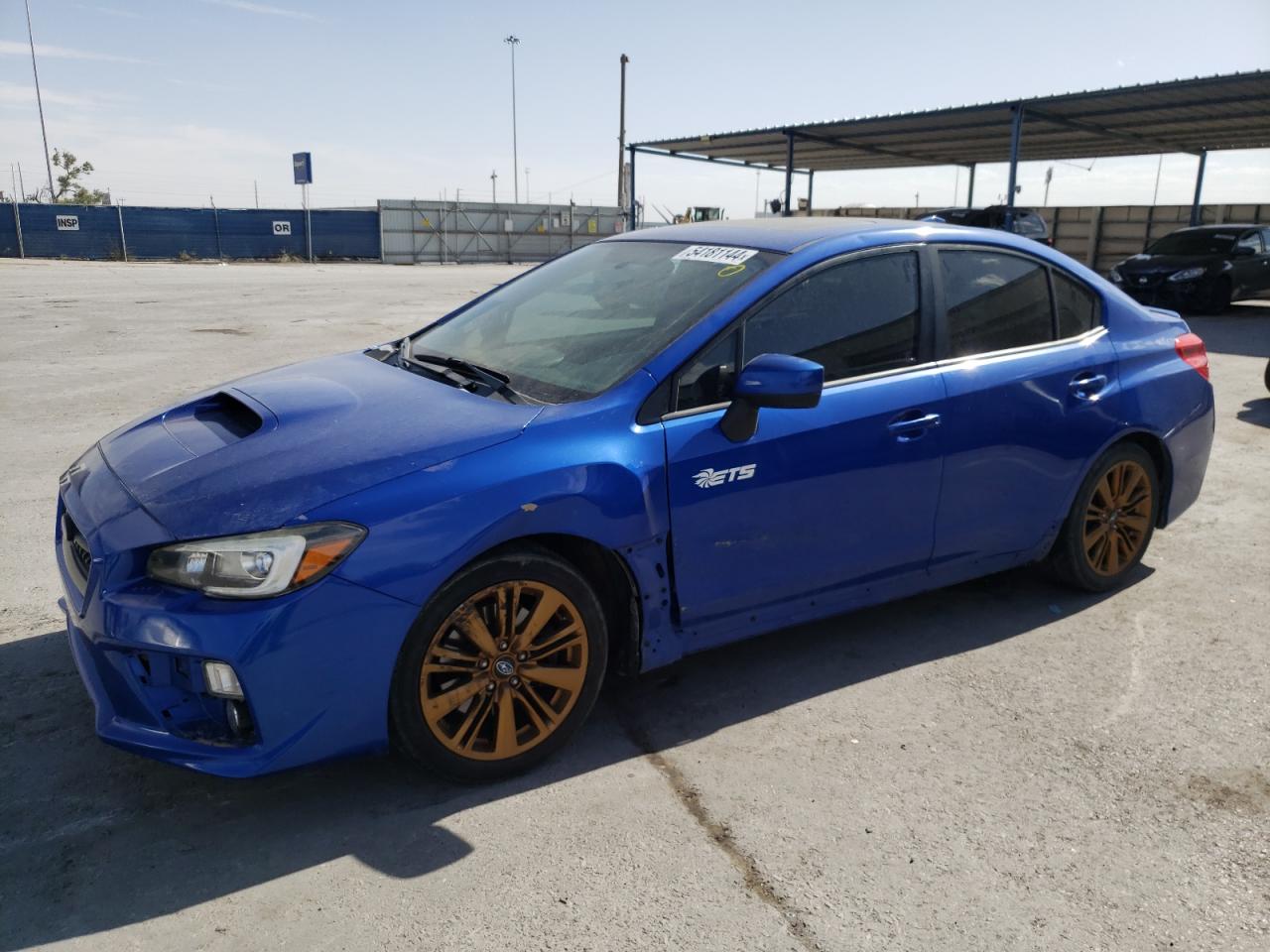 SUBARU WRX 2015 jf1va1g63f9815497